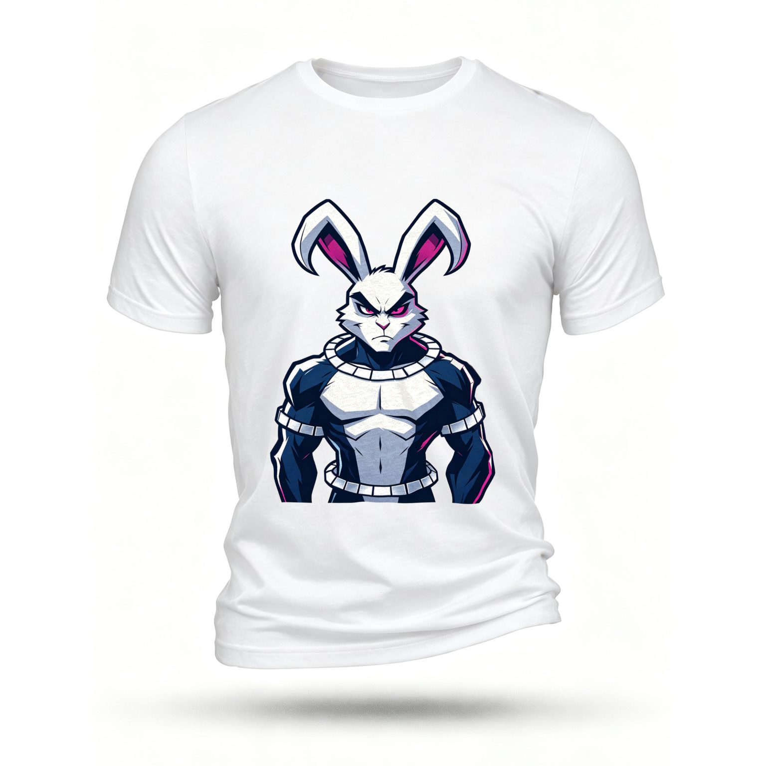 White T-shirt, front print