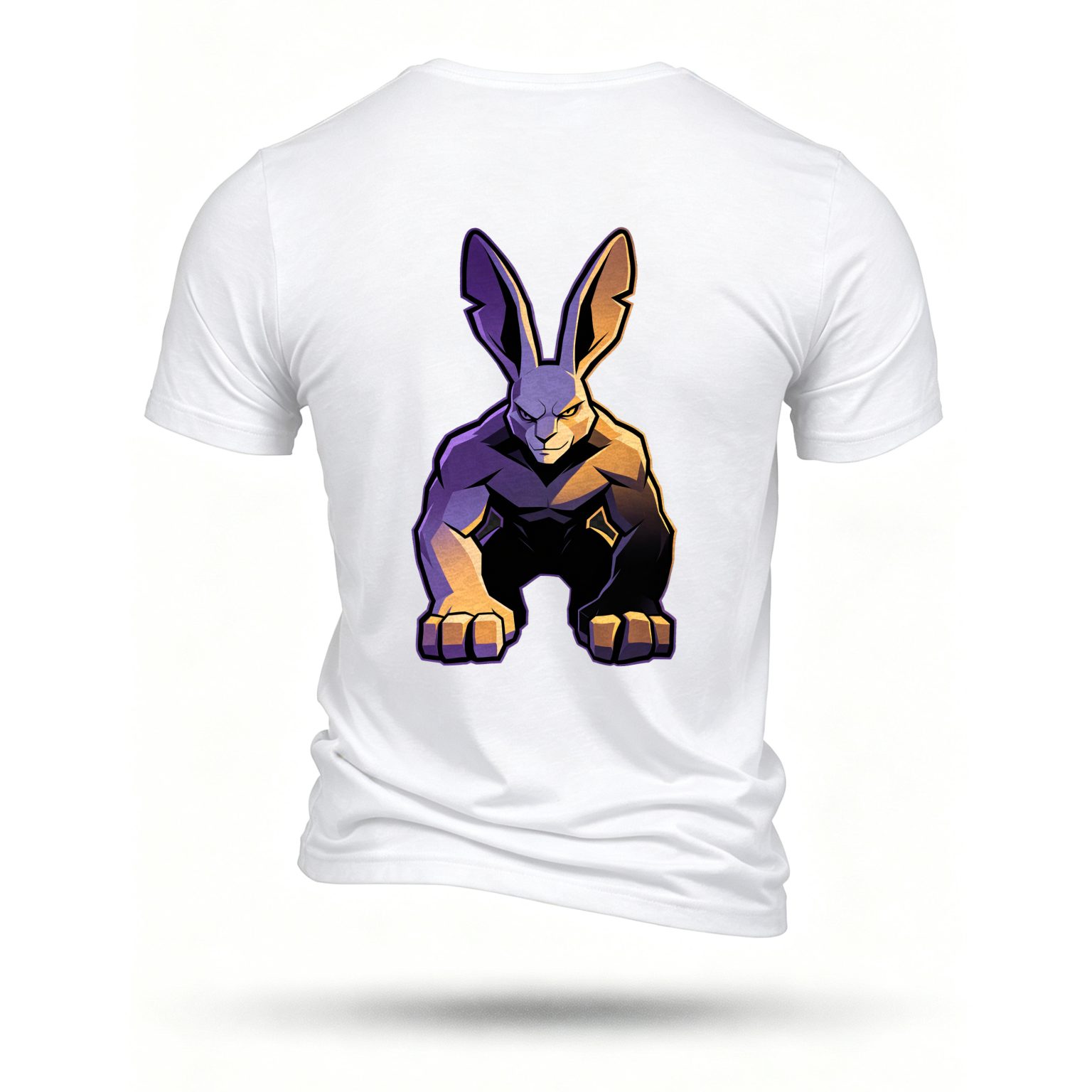 White T-shirt, back print