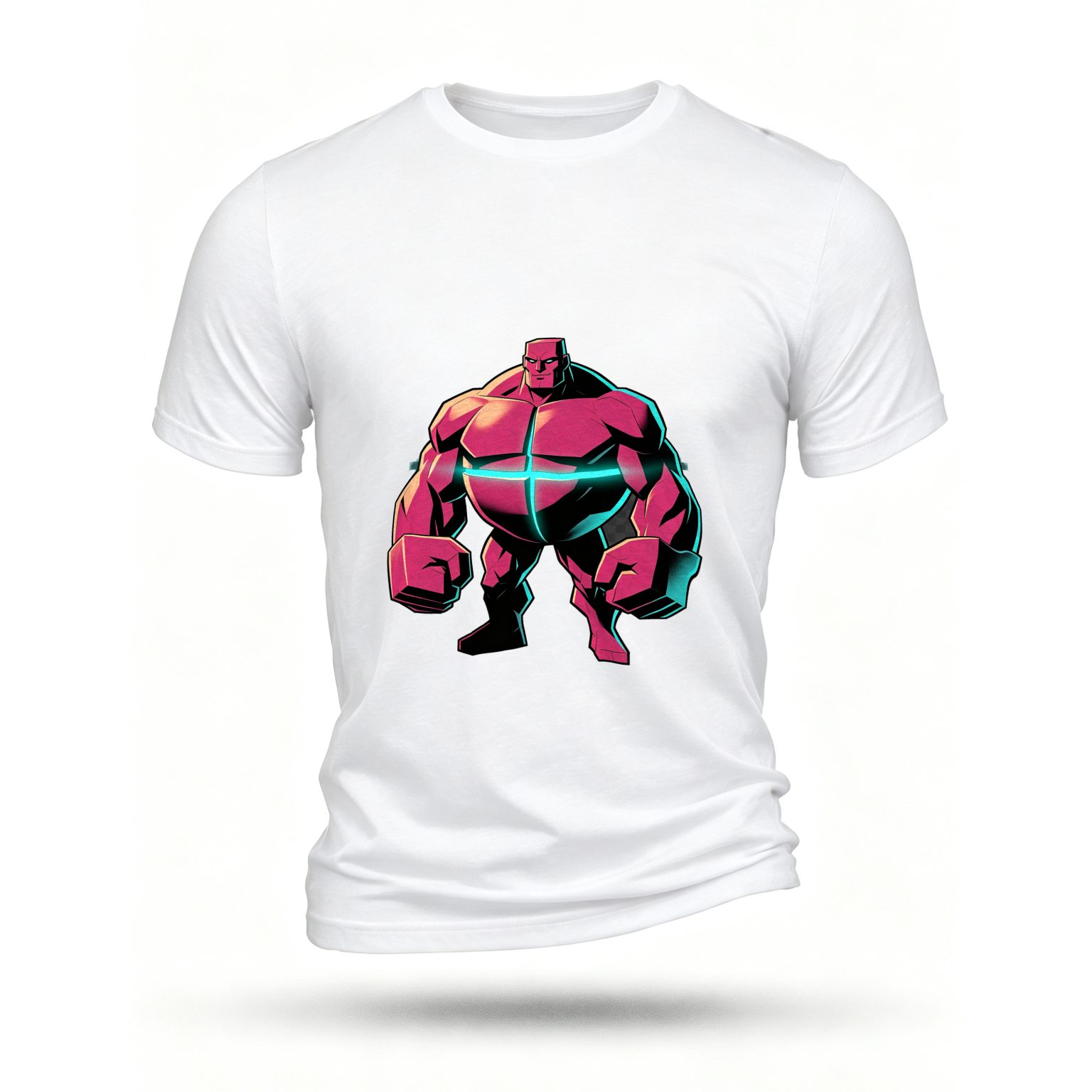 White T-shirt, front print