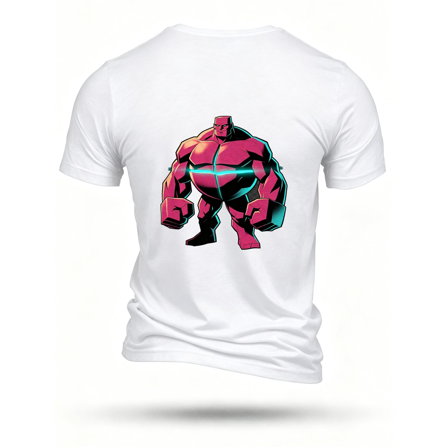 White T-shirt, back print