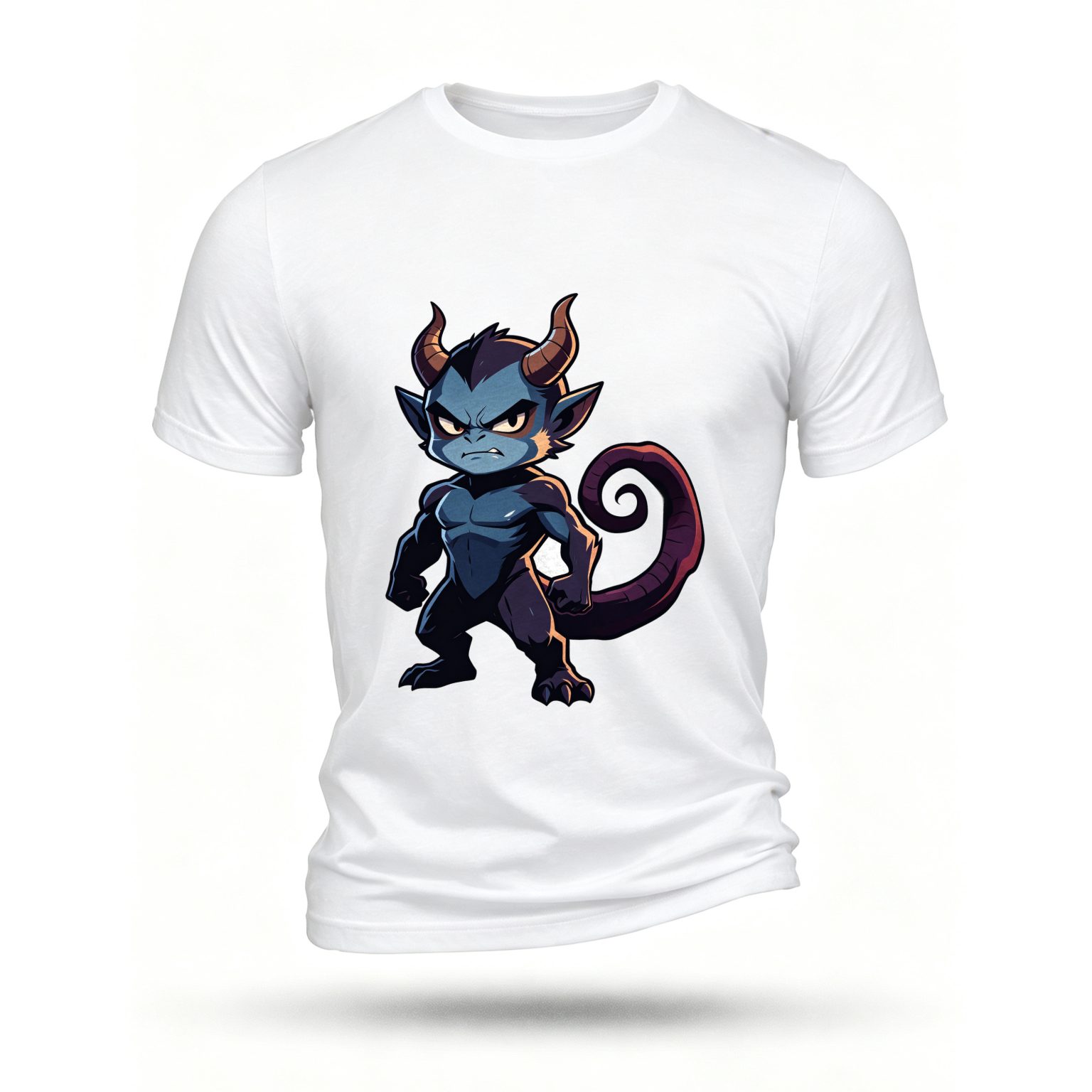 White T-shirt, front print