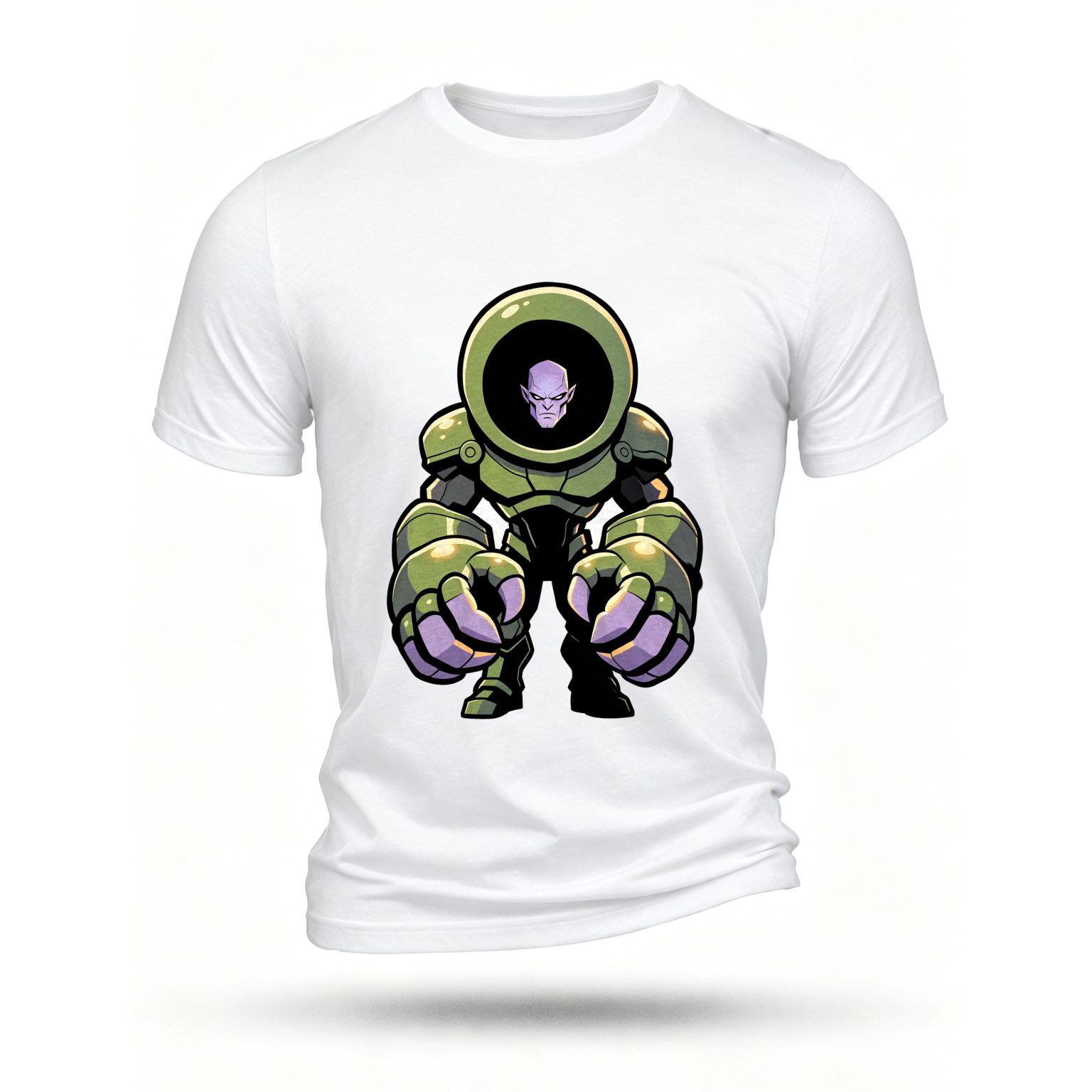 White T-shirt, front print