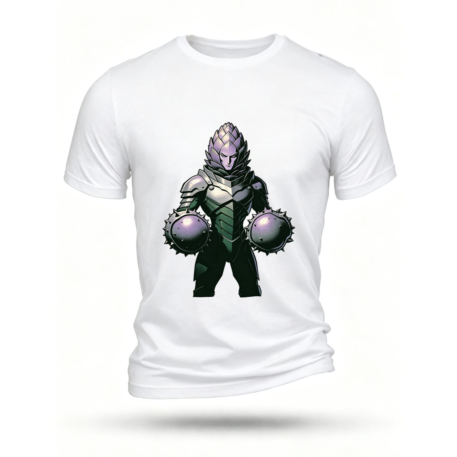 White T-shirt, front print