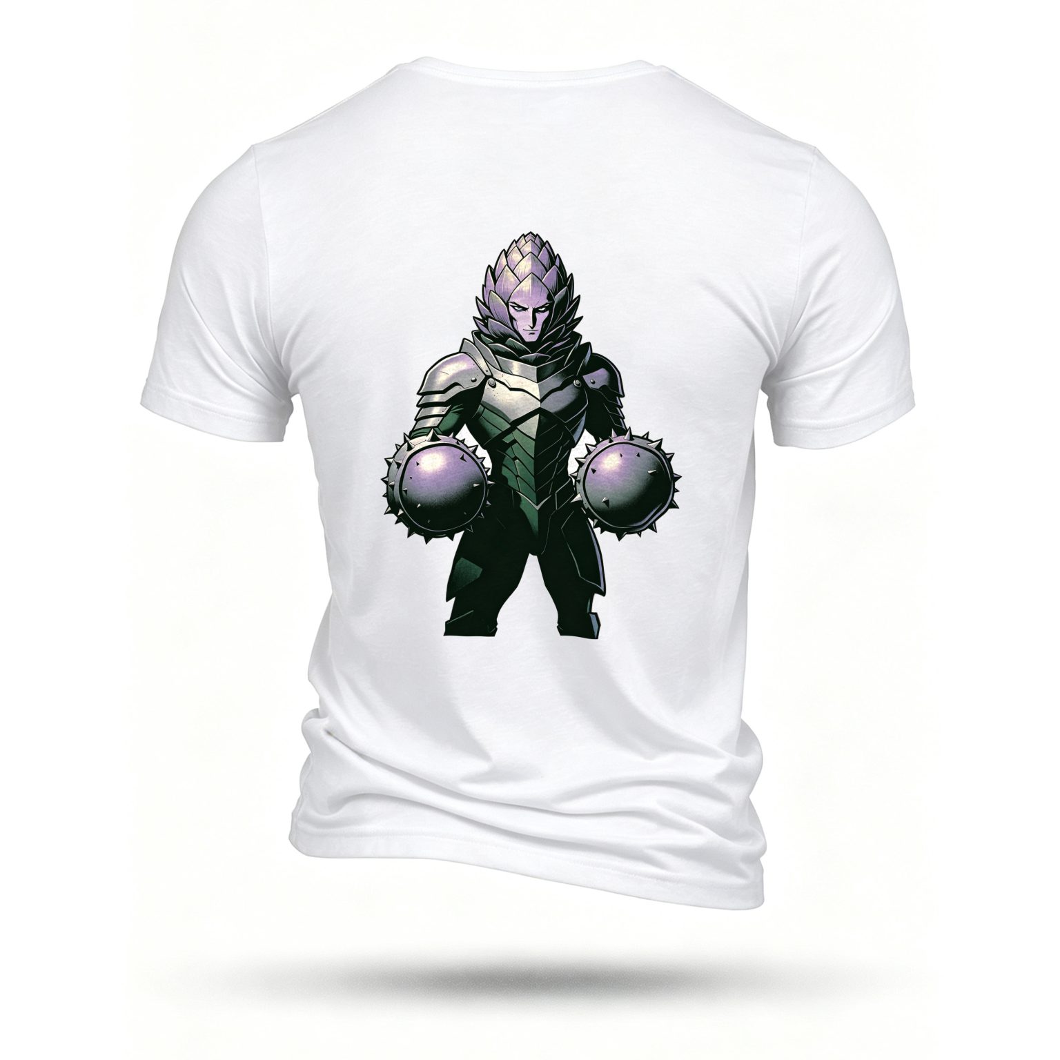 White T-shirt, back print
