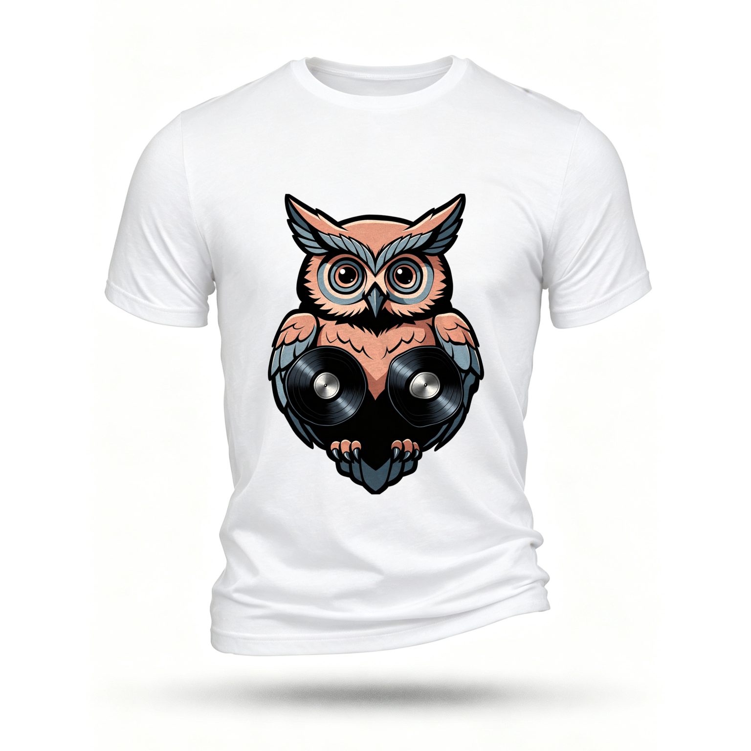 White T-shirt, front print