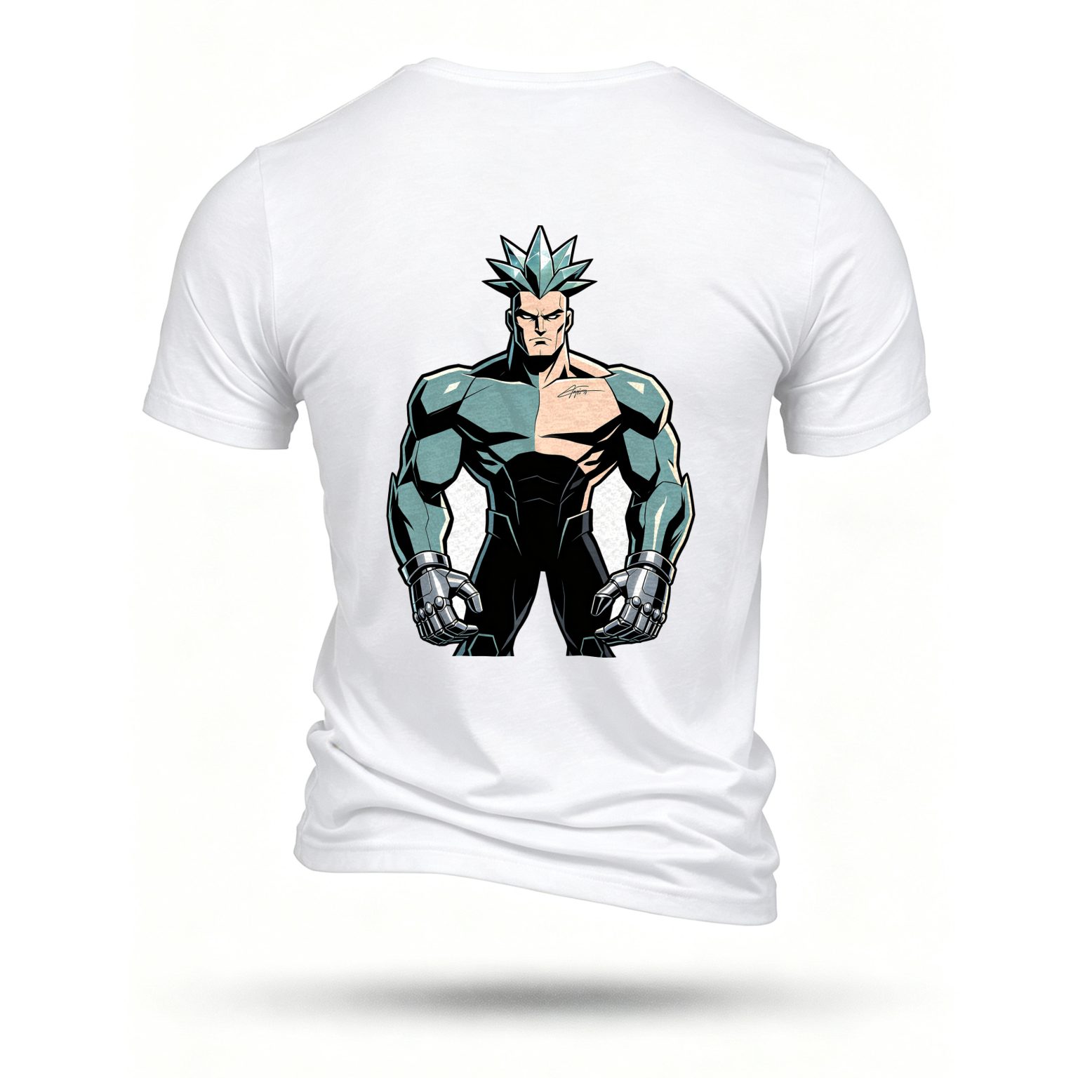 White T-shirt, back print