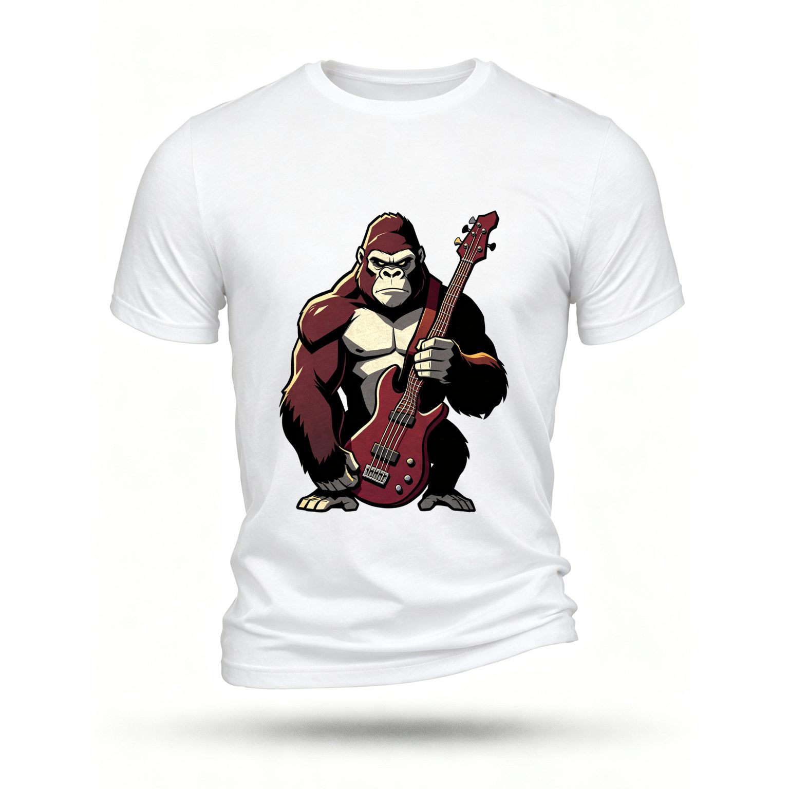 White T-shirt, front print