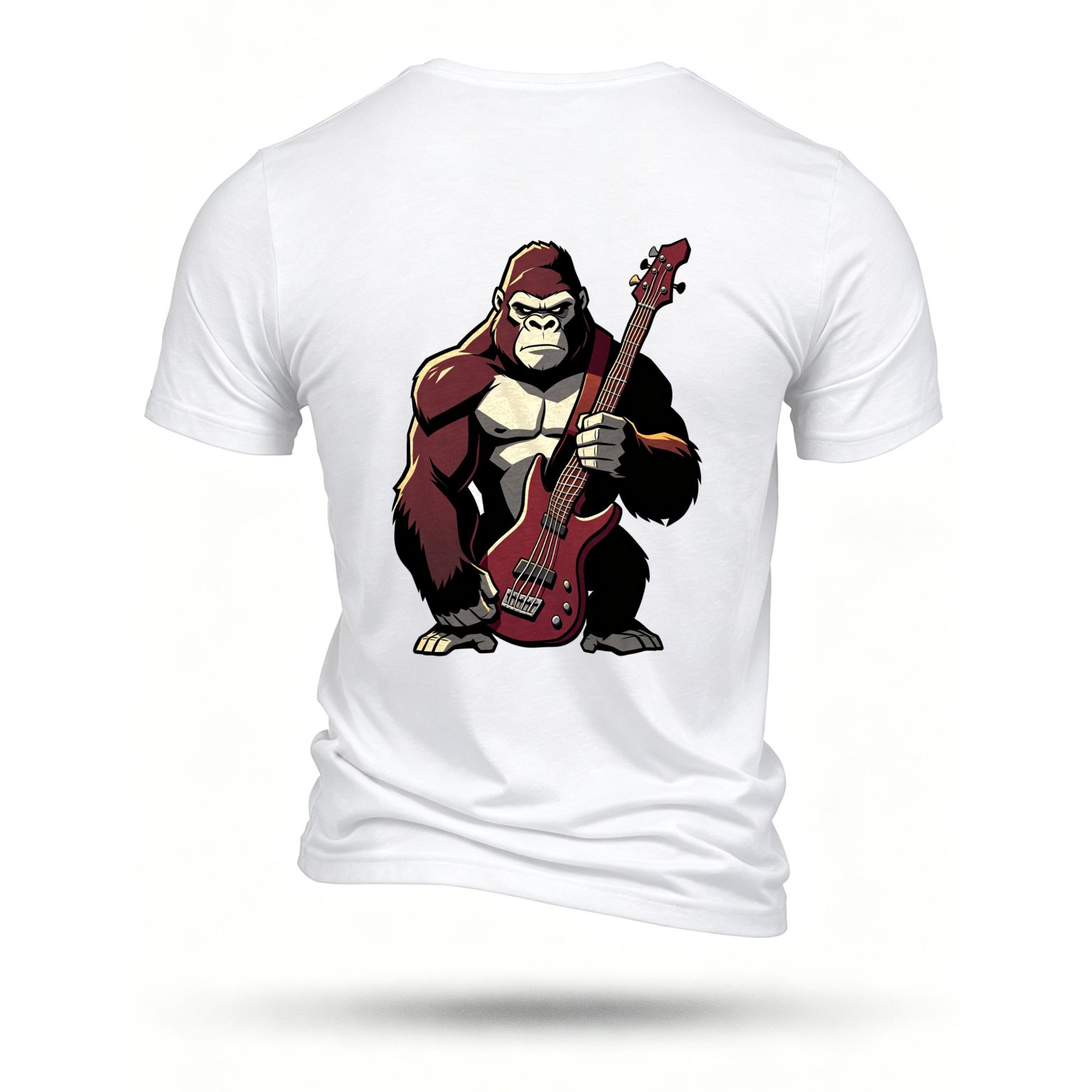 White T-shirt, back print