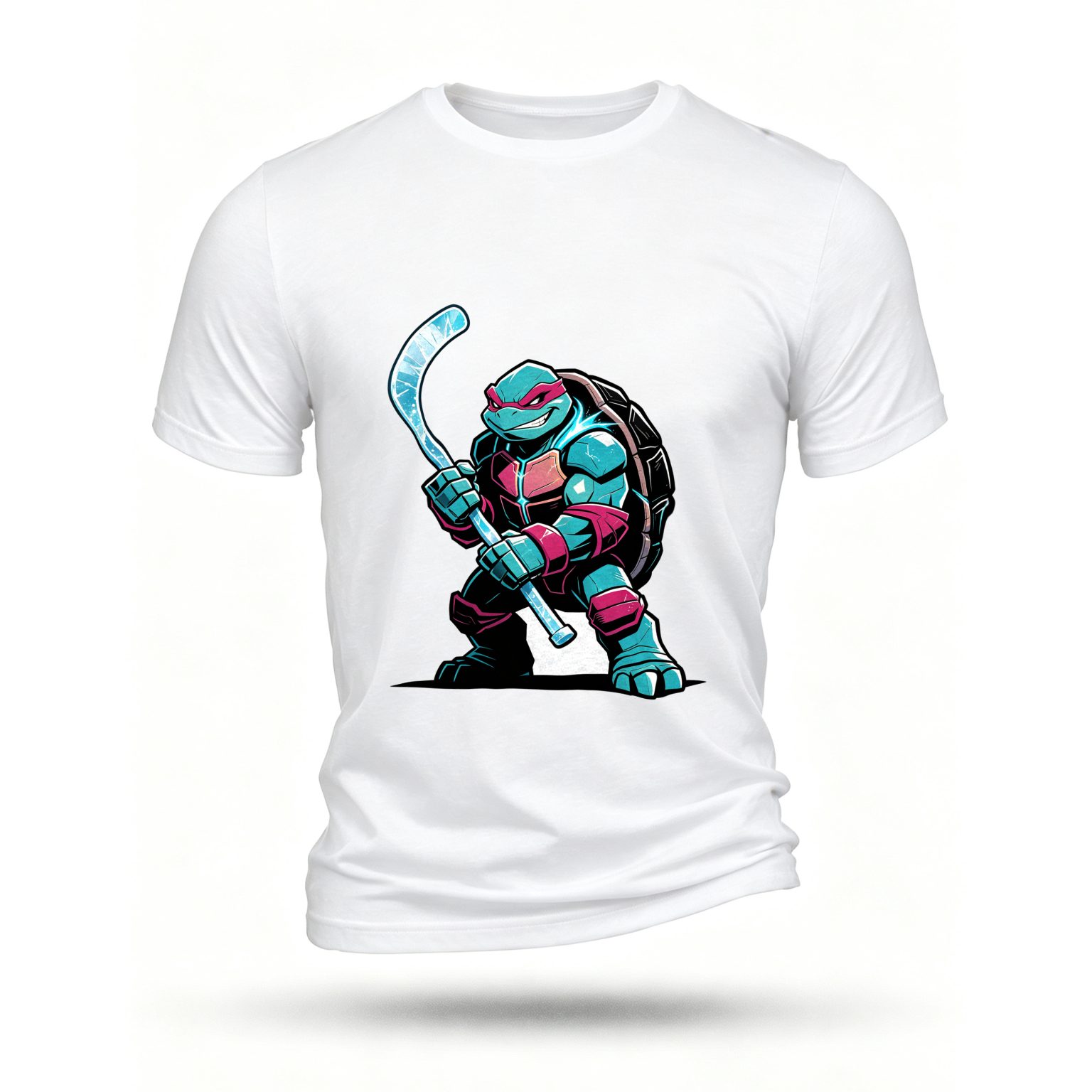 White T-shirt, front print