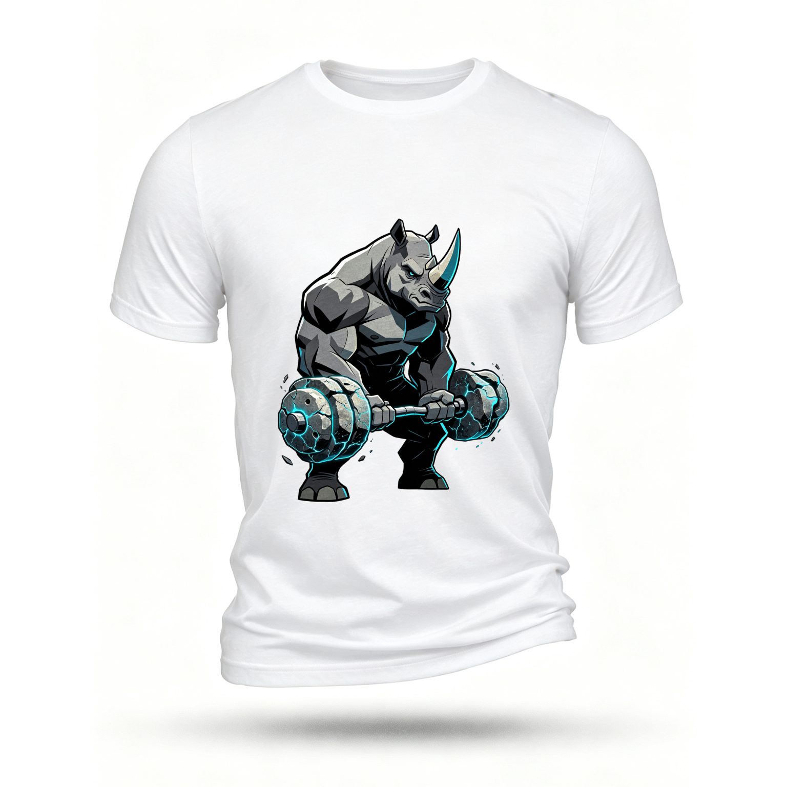 White T-shirt, front print
