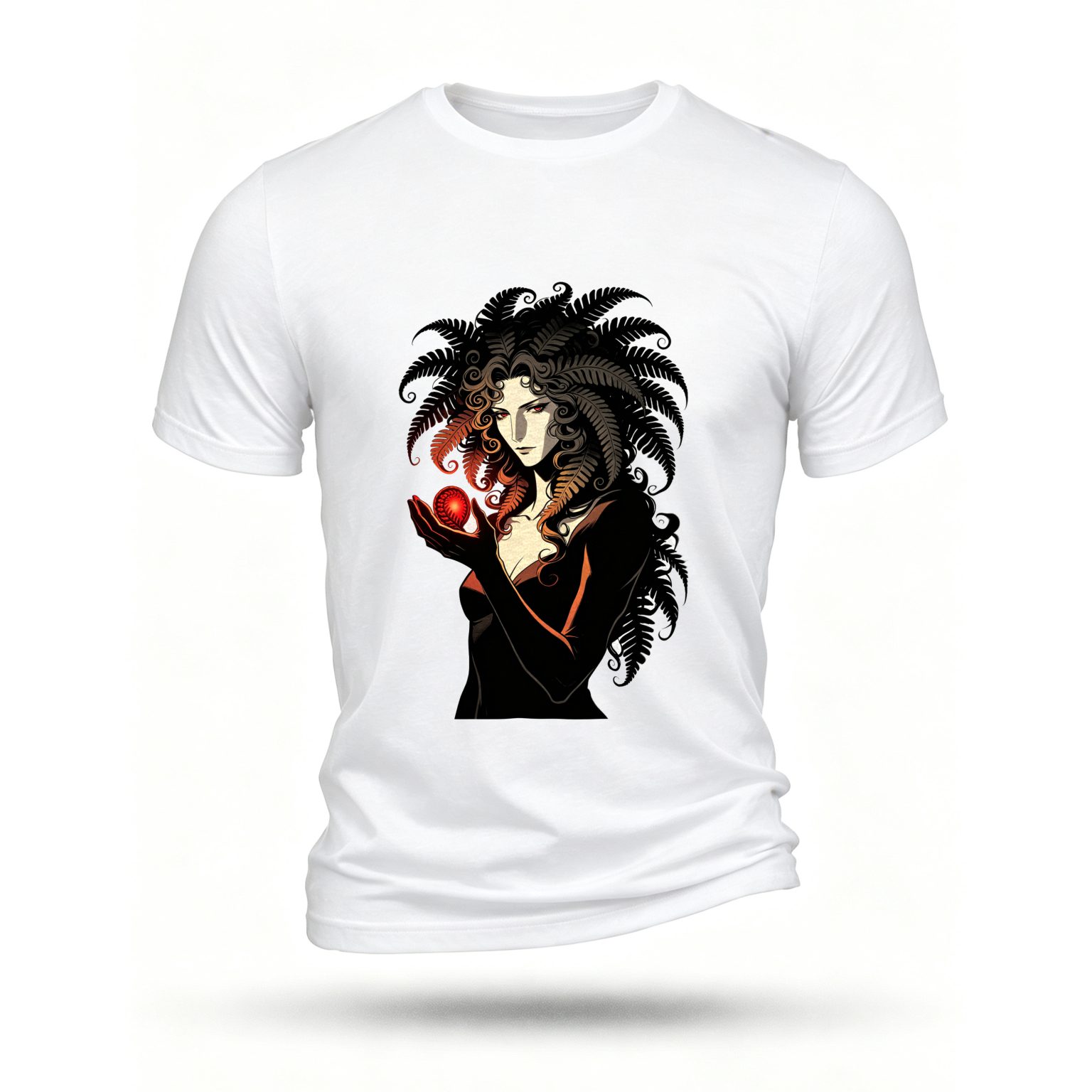 White T-shirt, front print