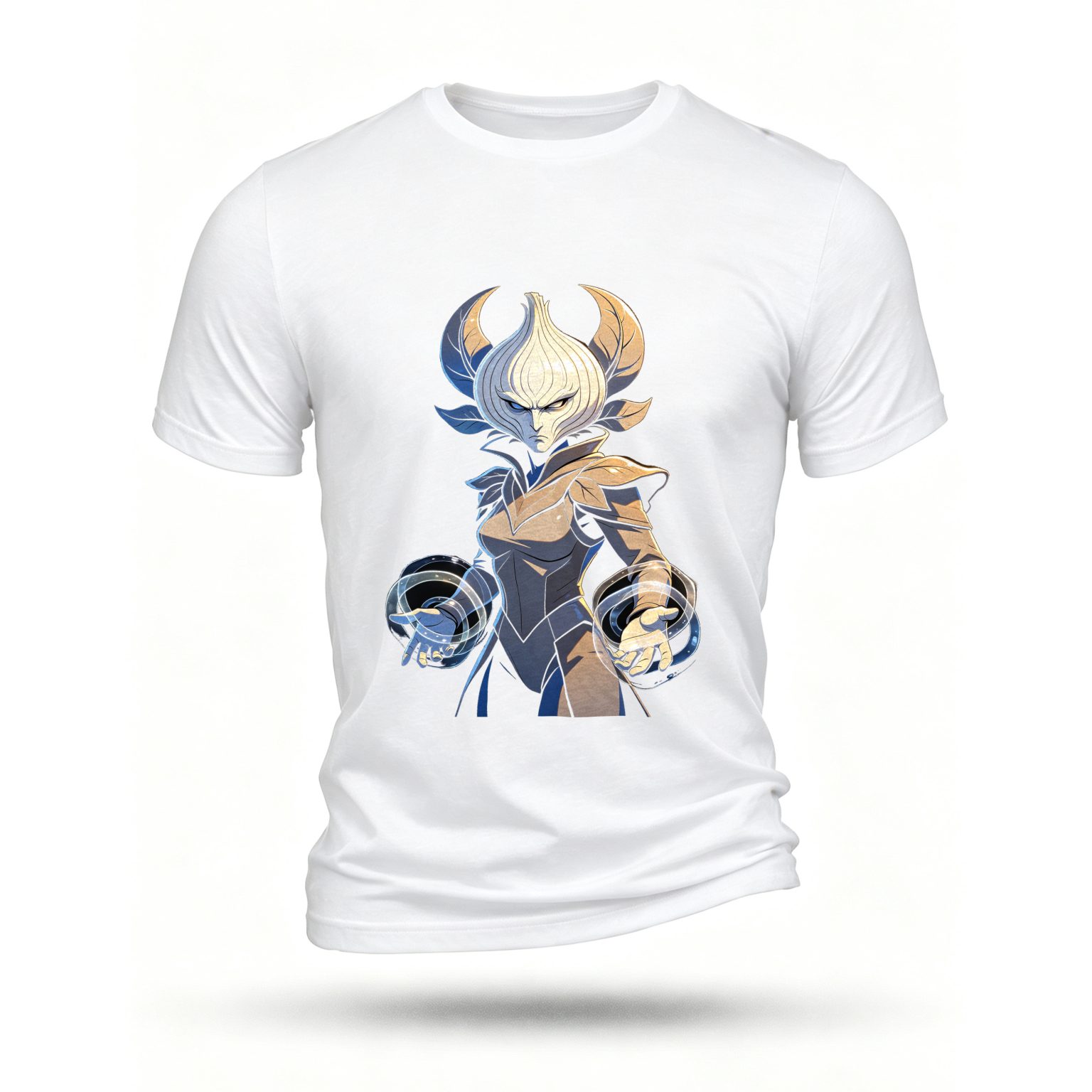 White T-shirt, front print