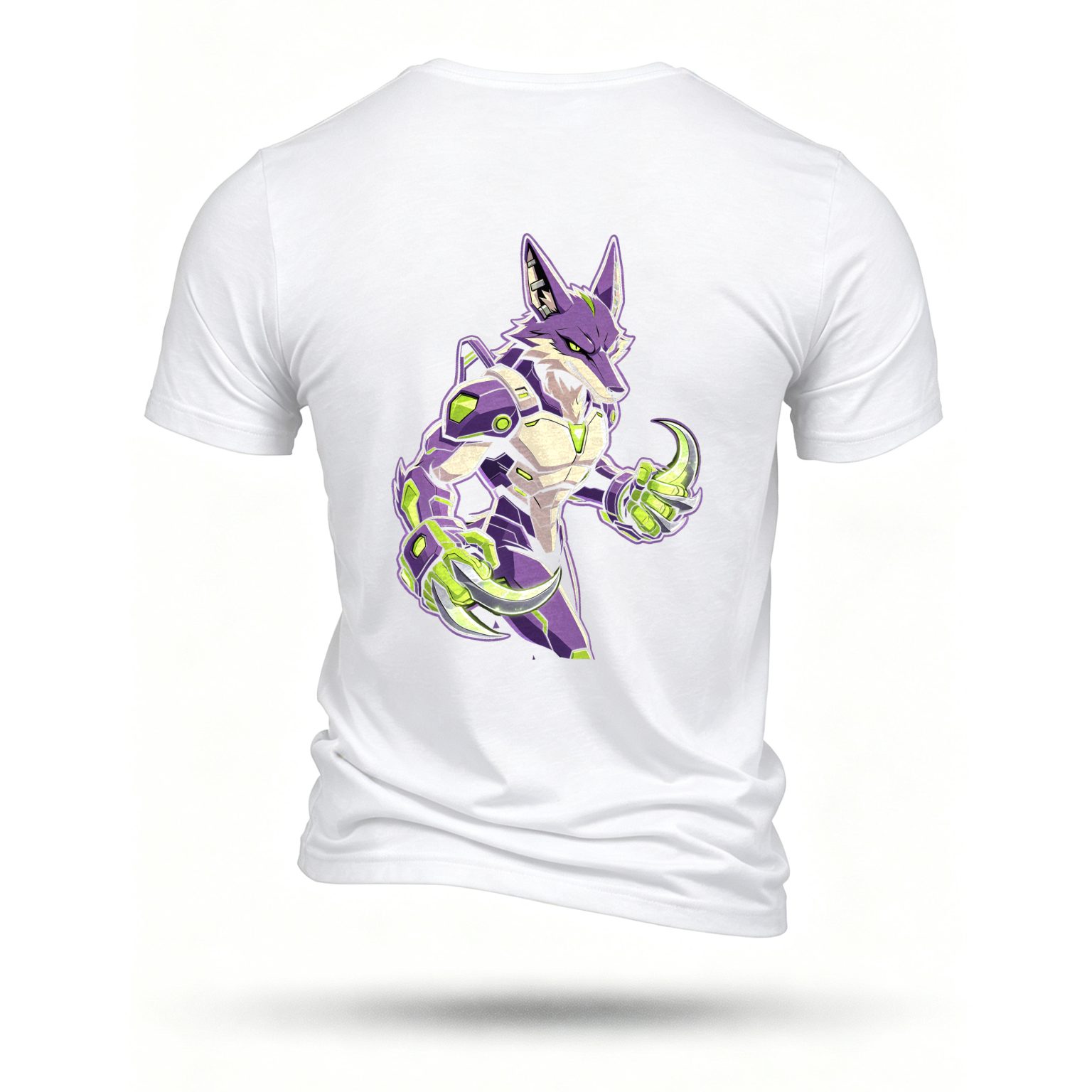 White T-shirt, back print