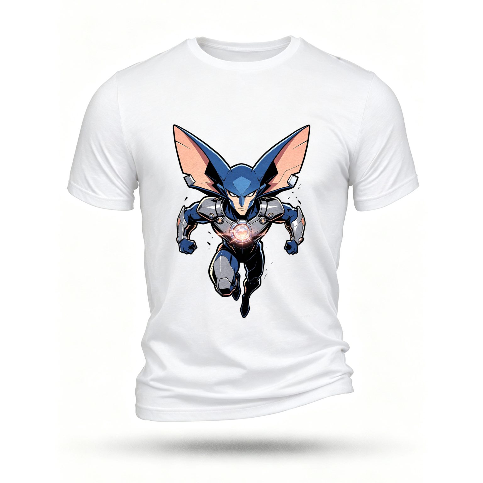 White T-shirt, front print