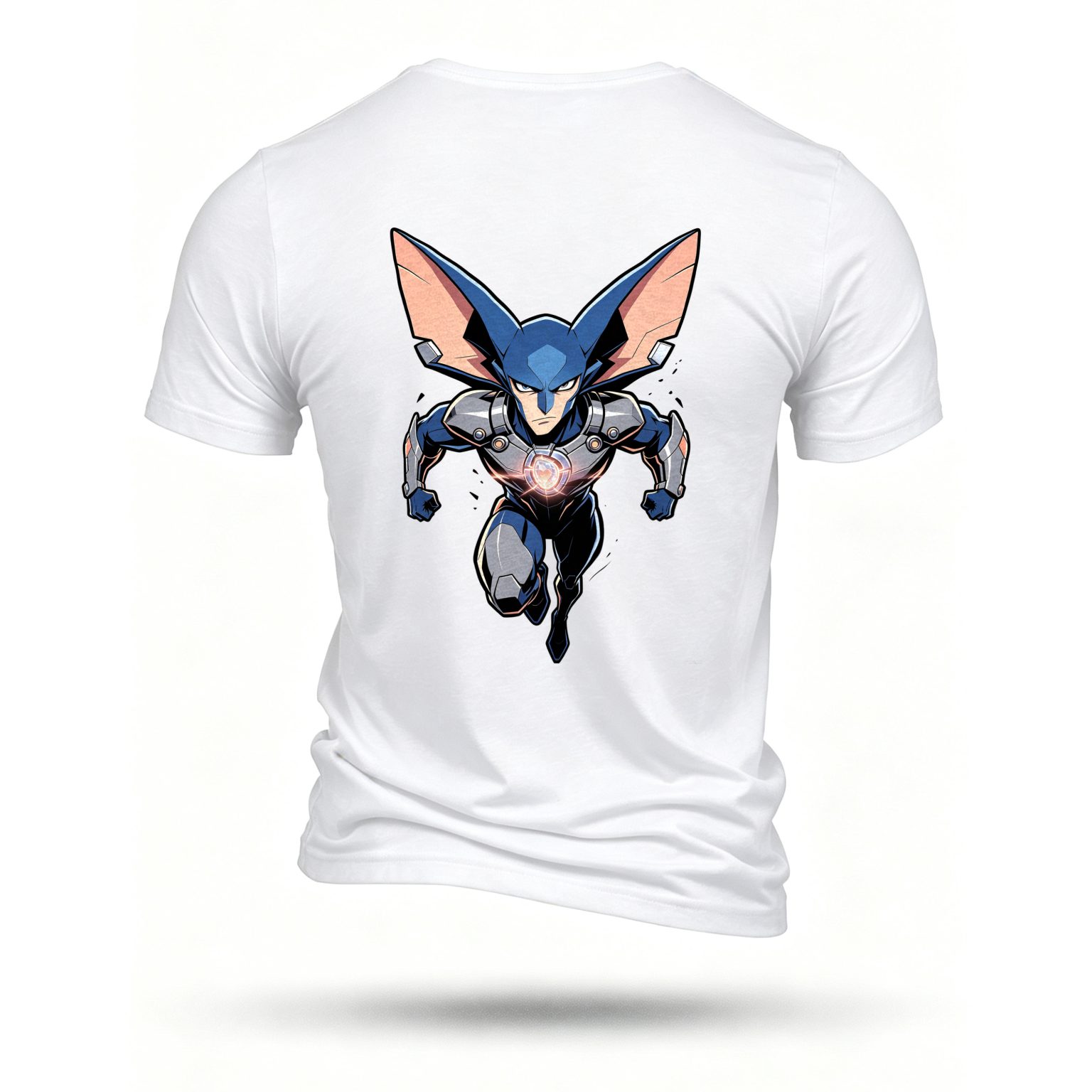 White T-shirt, back print