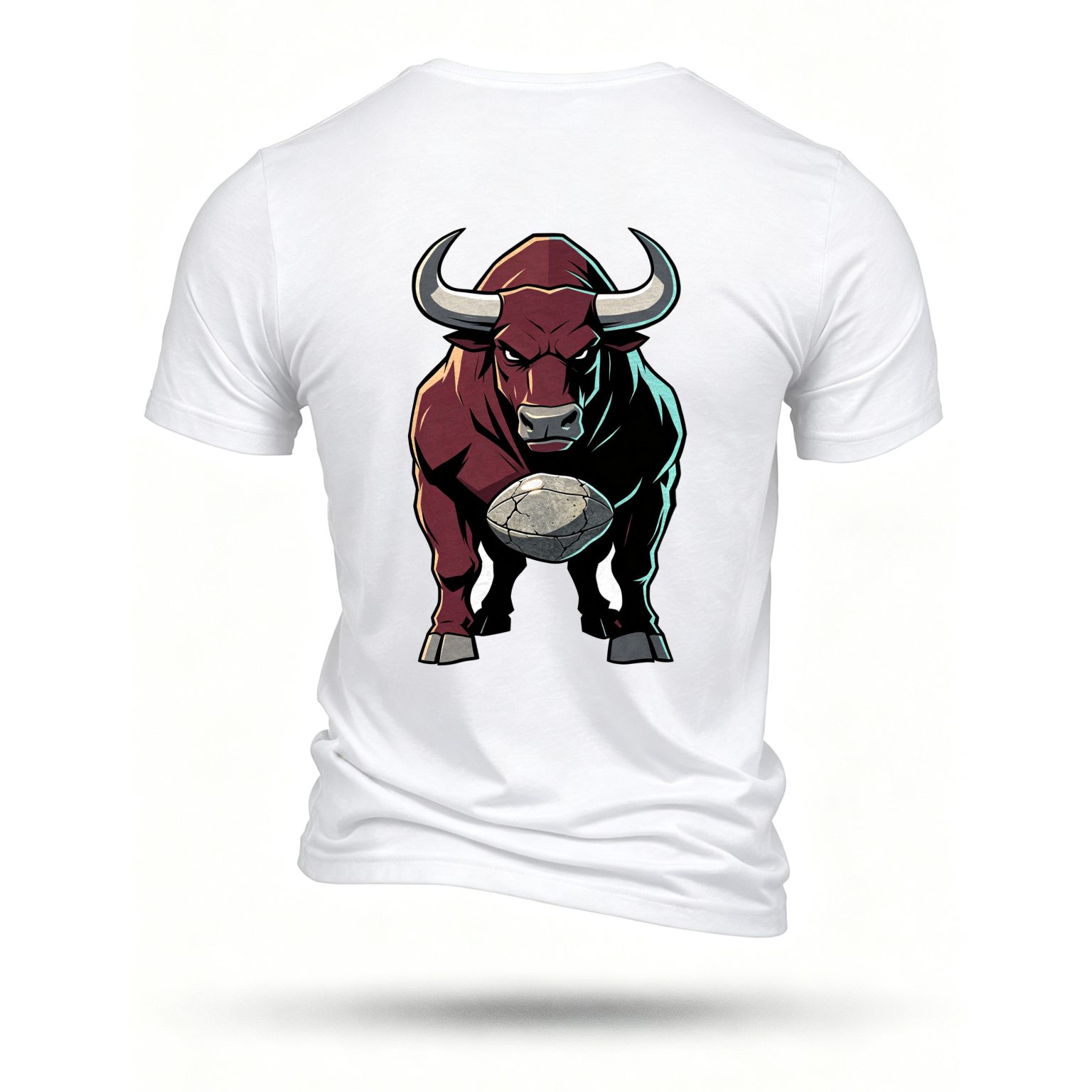 White T-shirt, back print