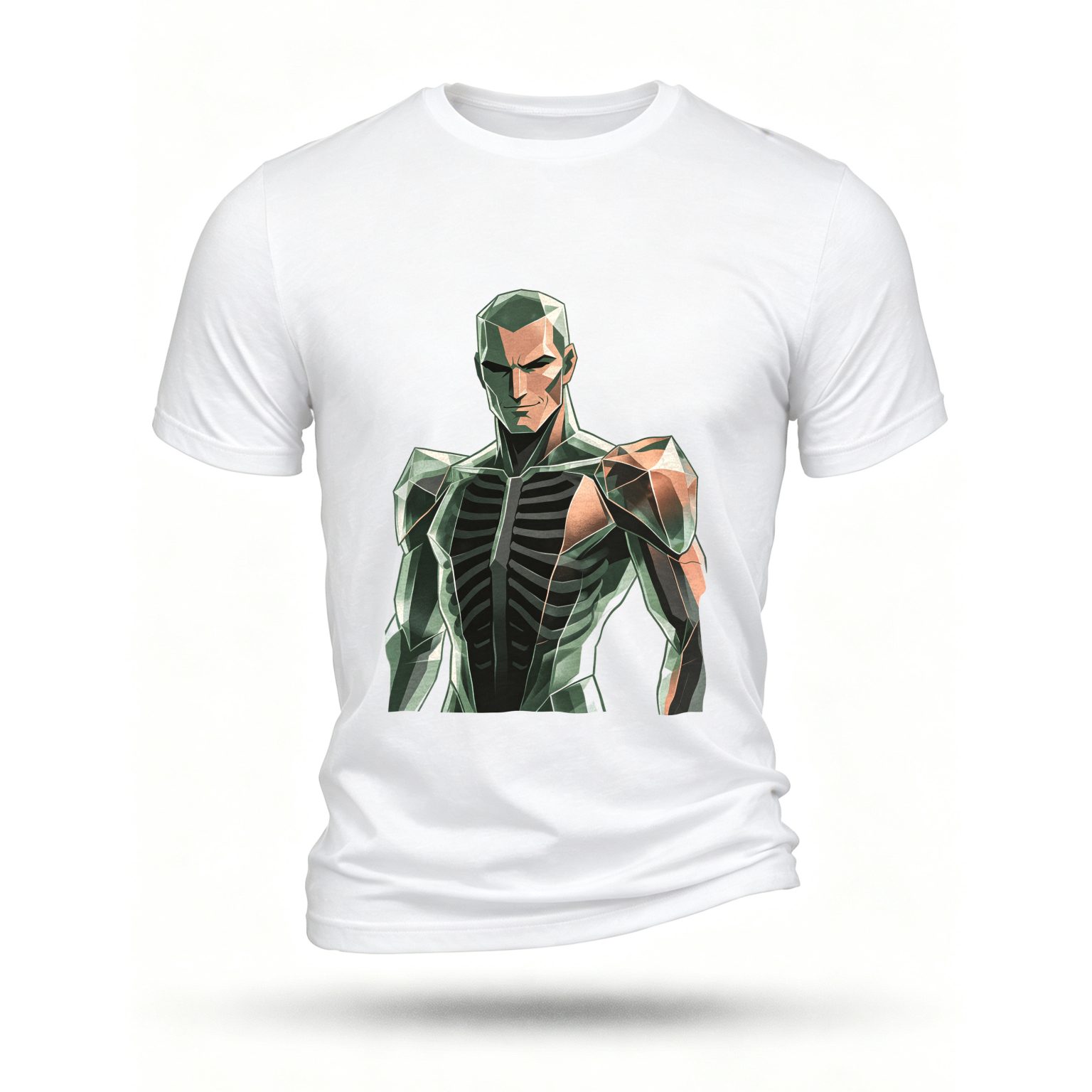 White T-shirt, front print