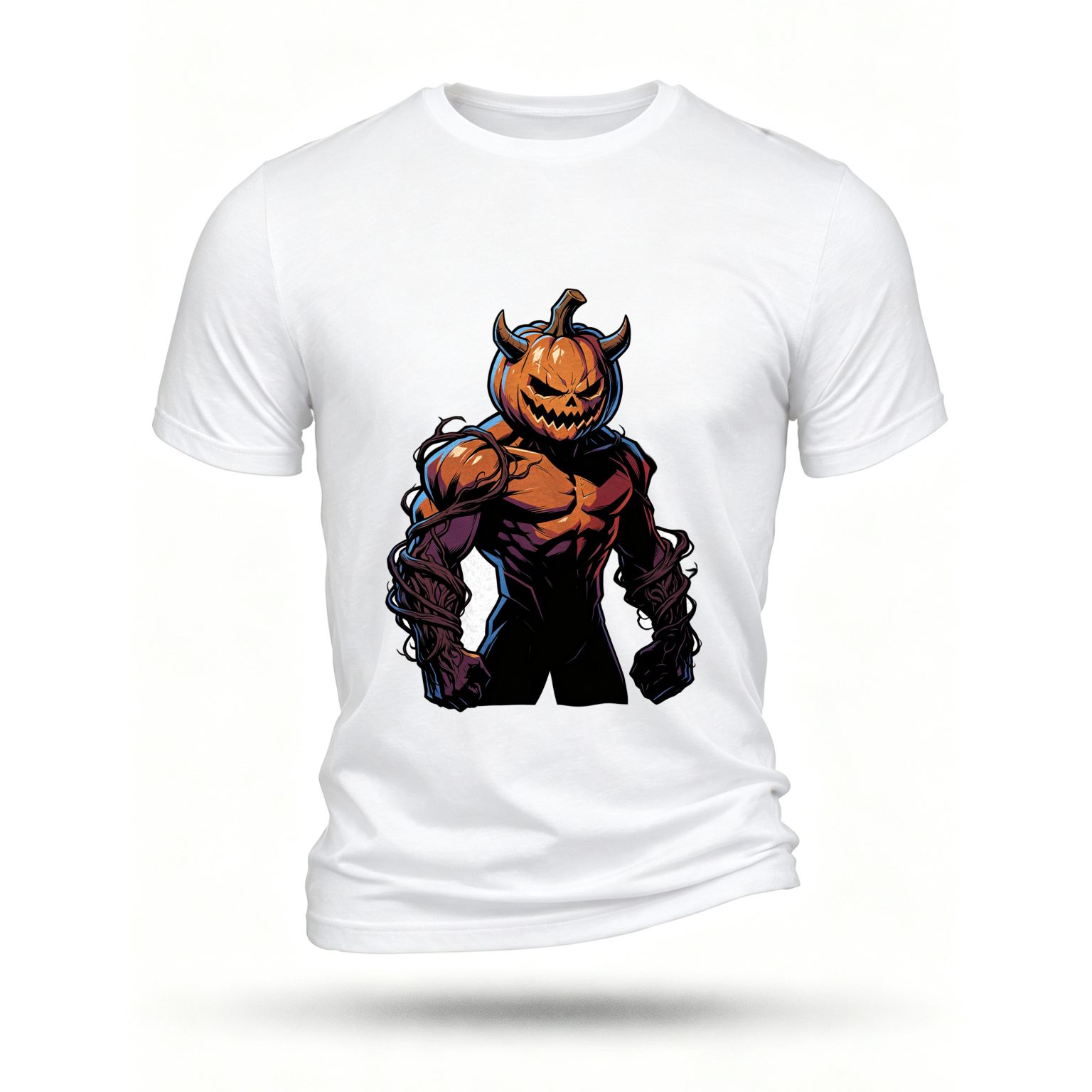 White T-shirt, front print