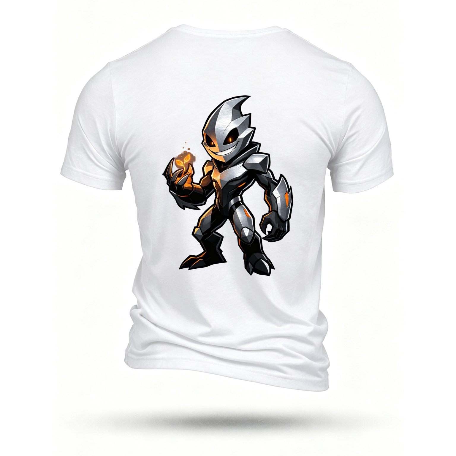 White T-shirt, back print
