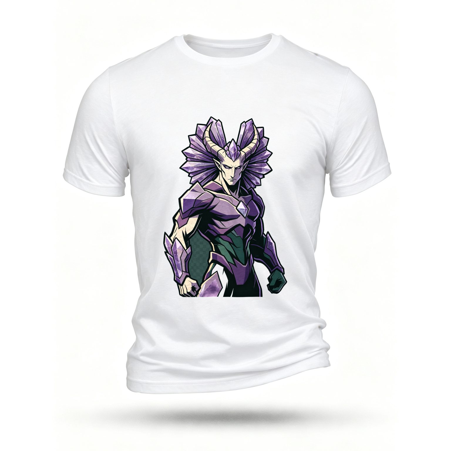 White T-shirt, front print