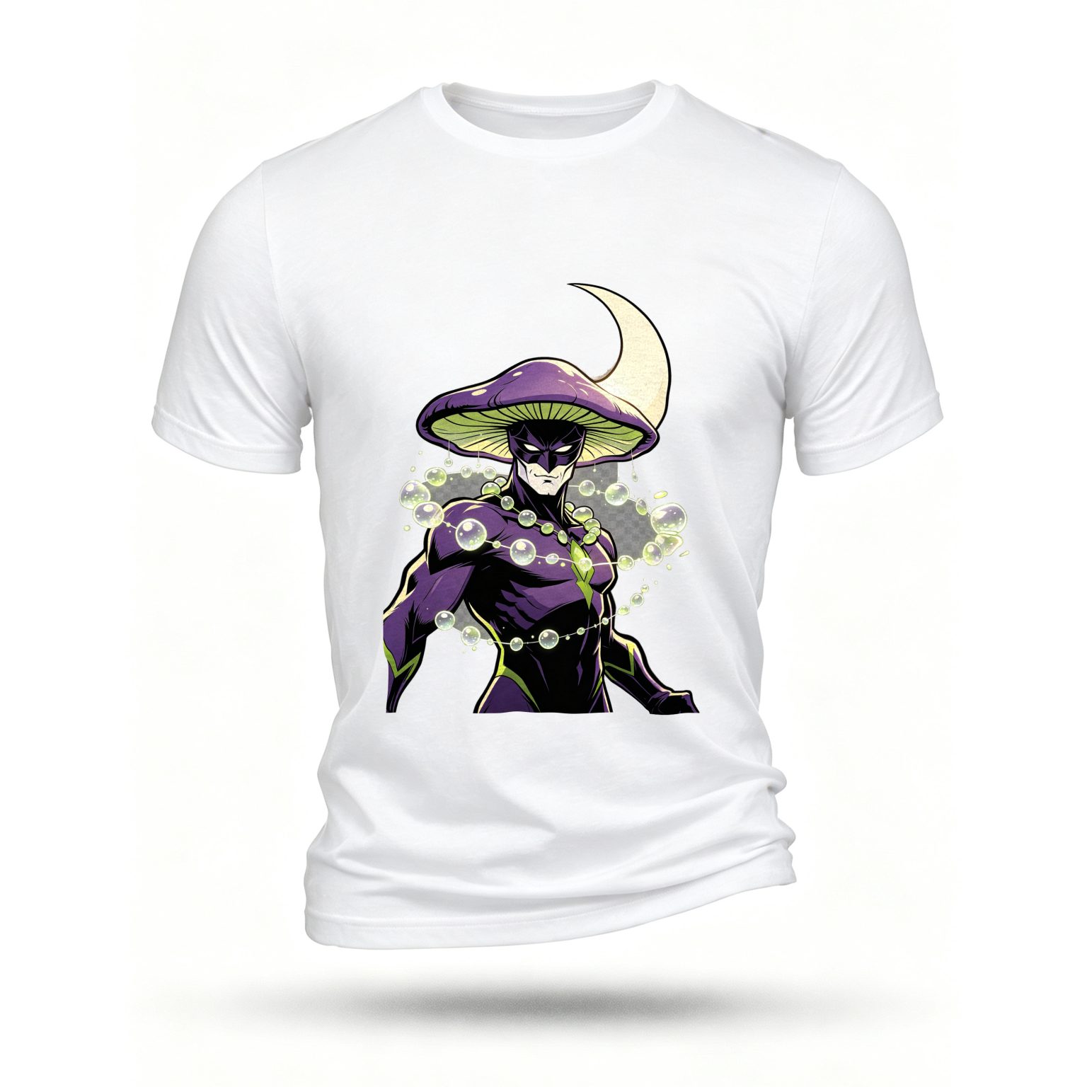 White T-shirt, front print
