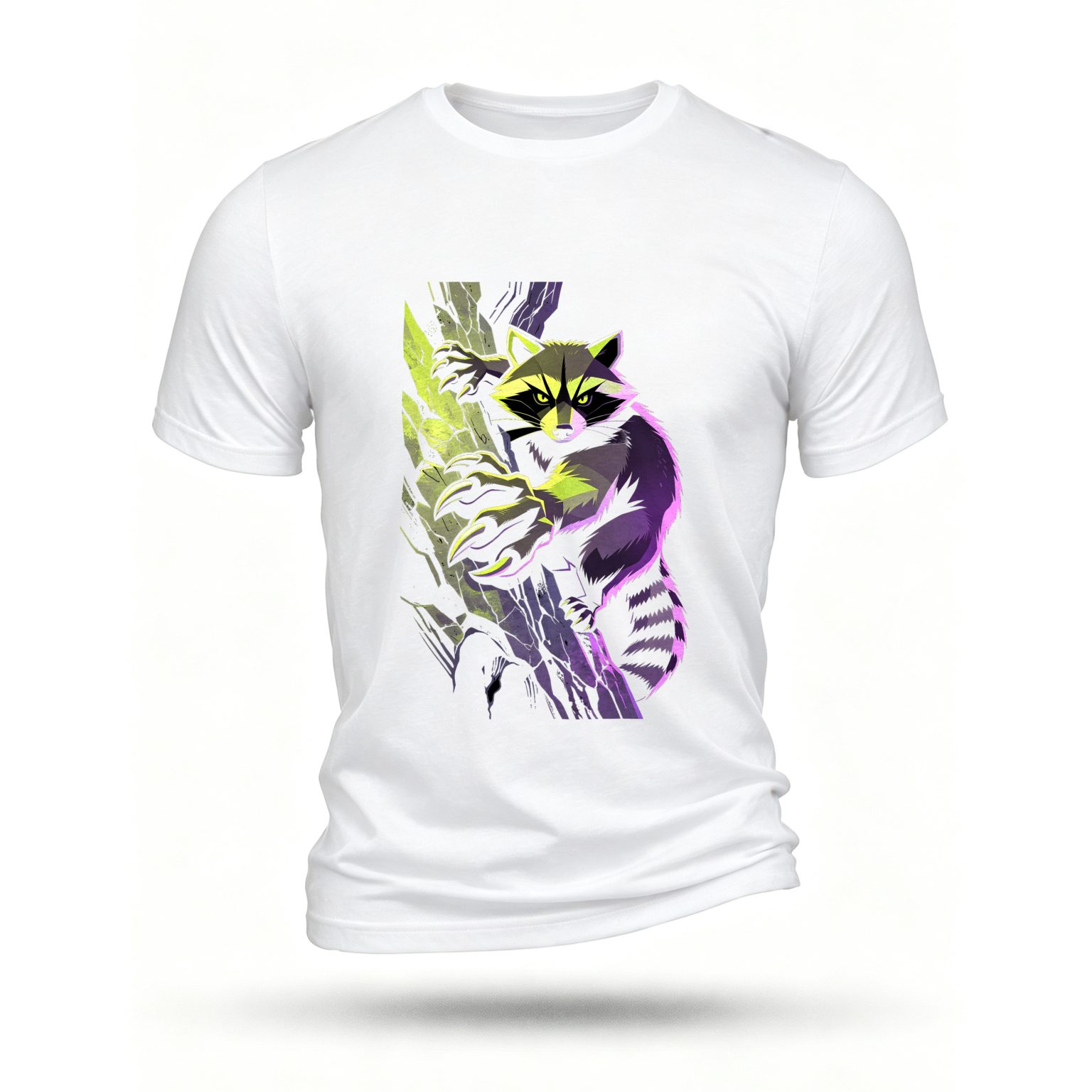 White T-shirt, front print