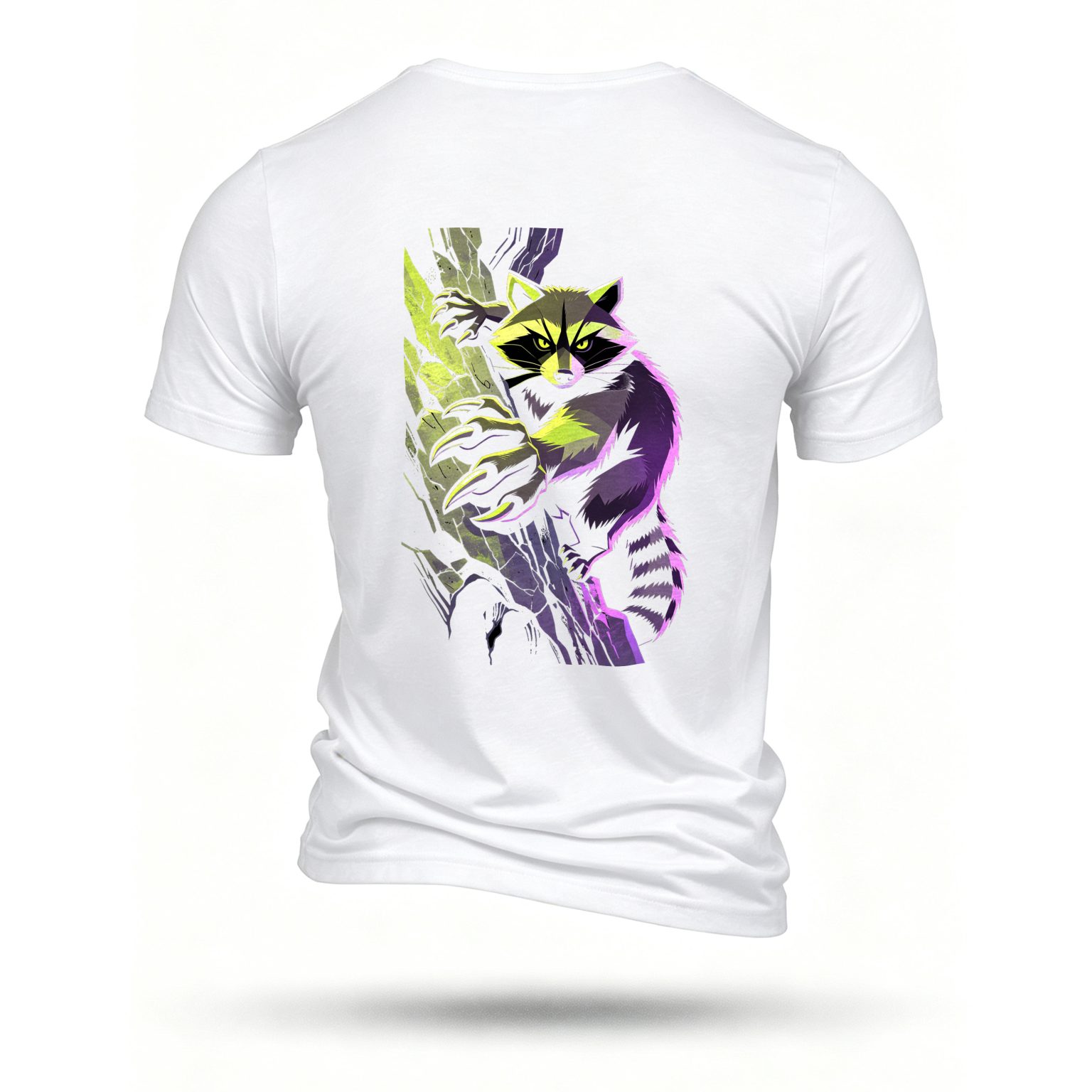 White T-shirt, back print