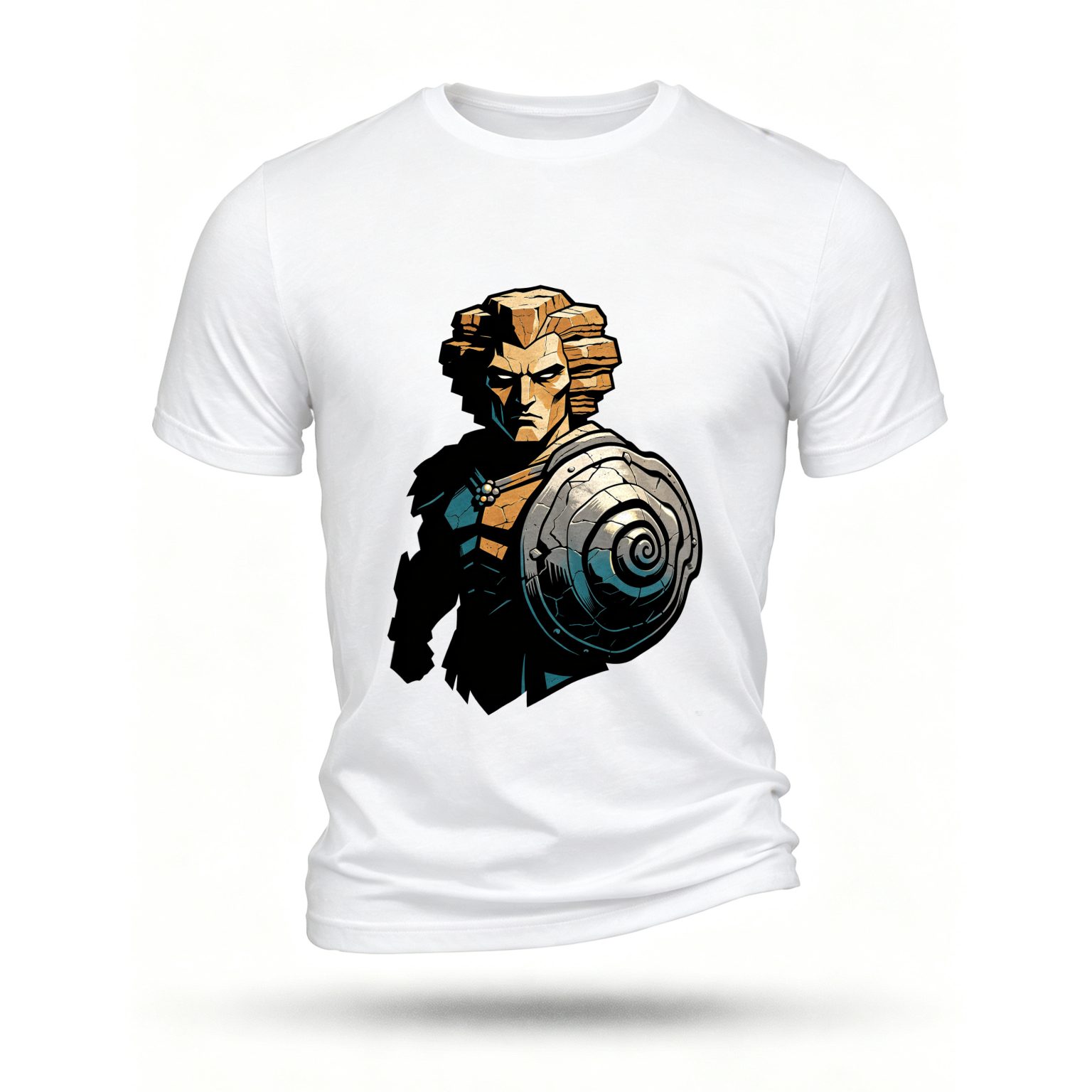 White T-shirt, front print