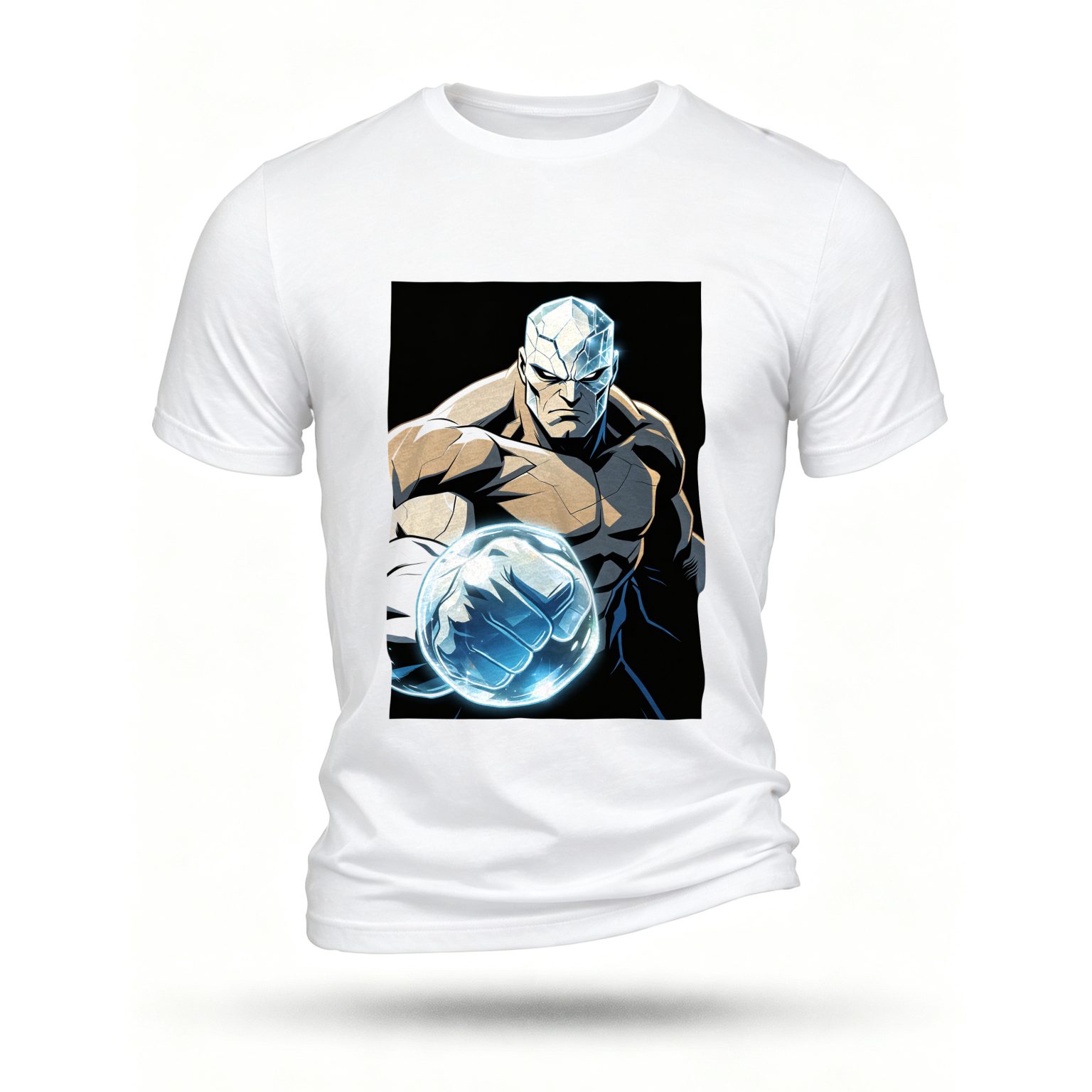 White T-shirt, front print