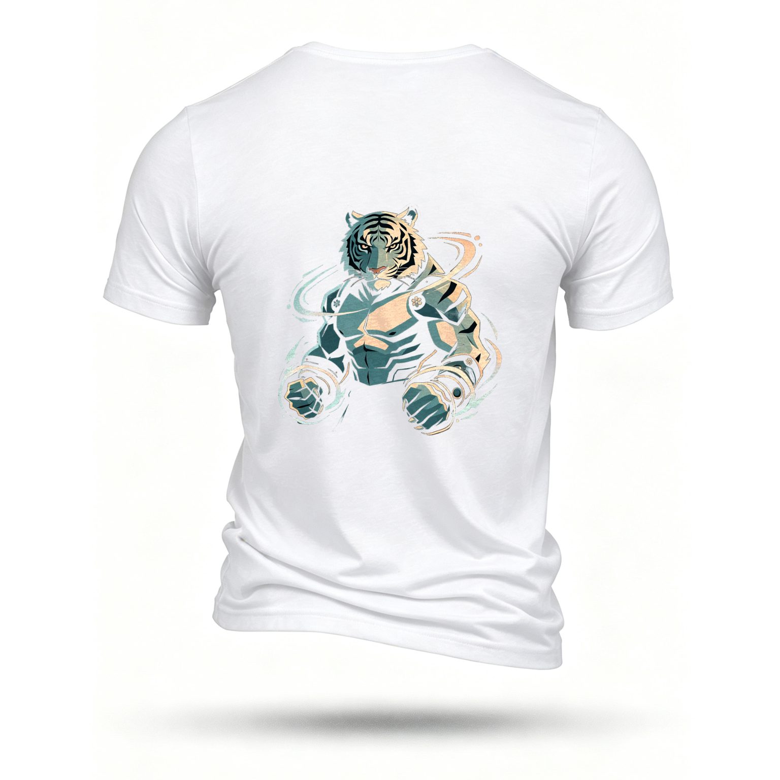 White T-shirt, back print