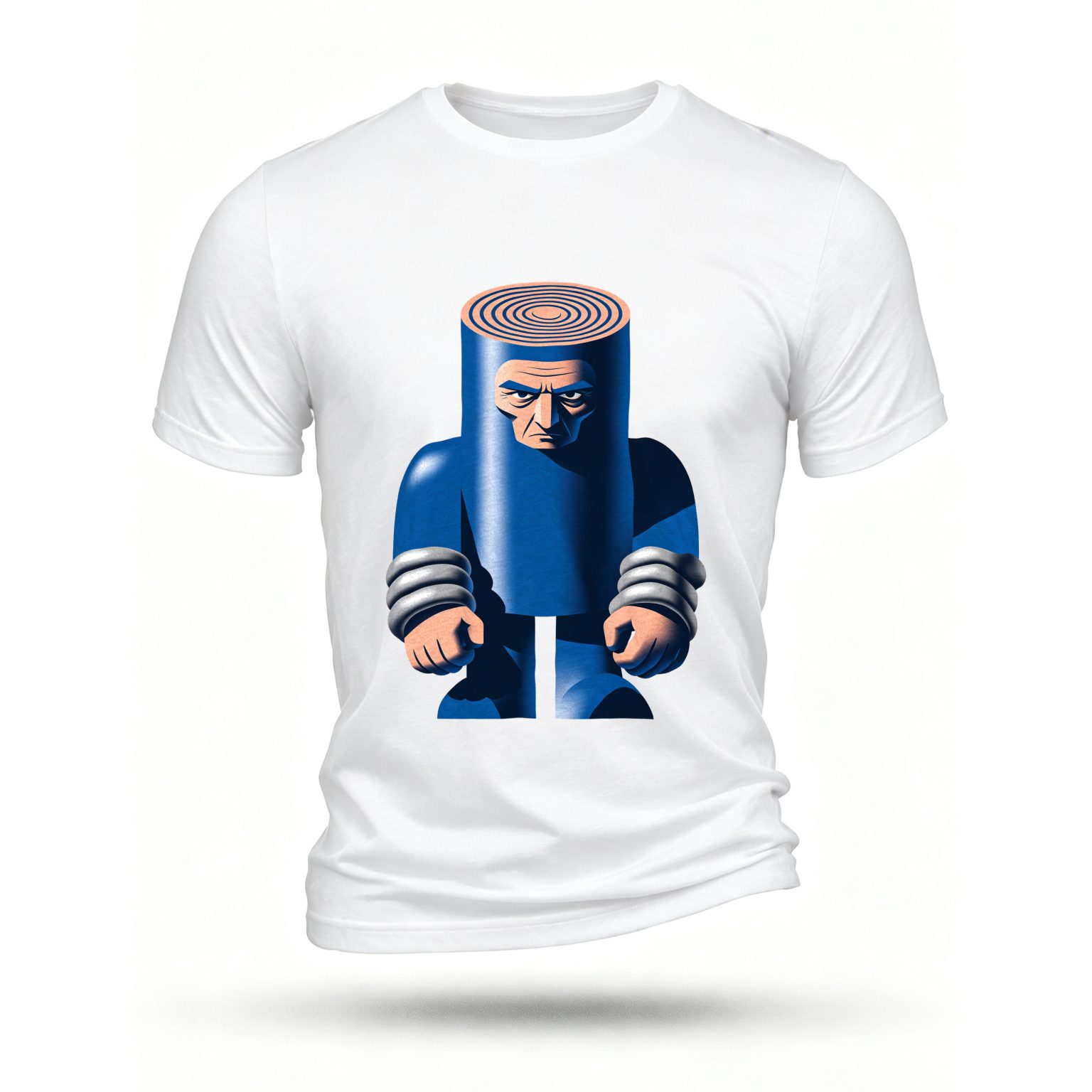 White T-shirt, front print