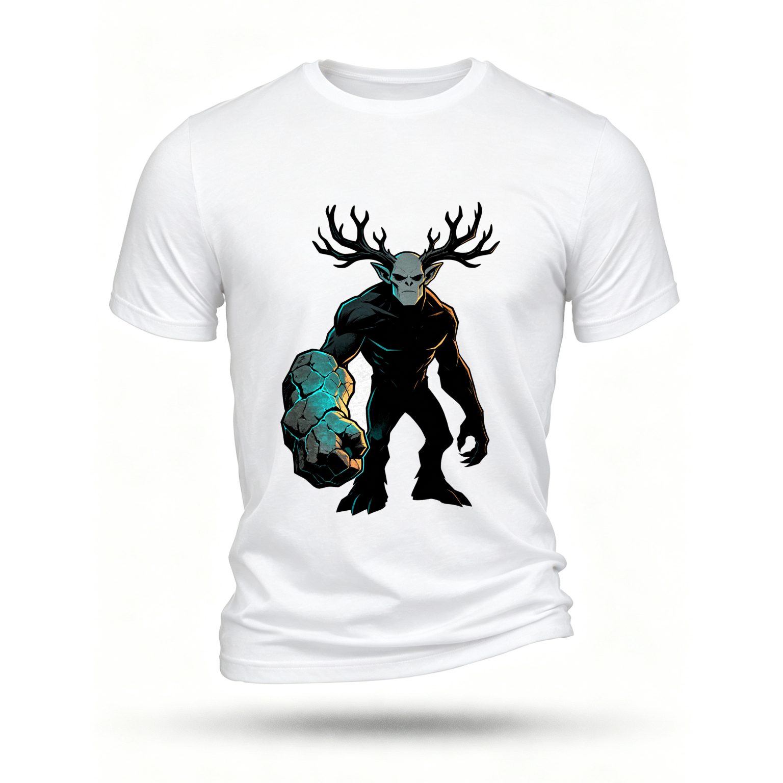 White T-shirt, front print