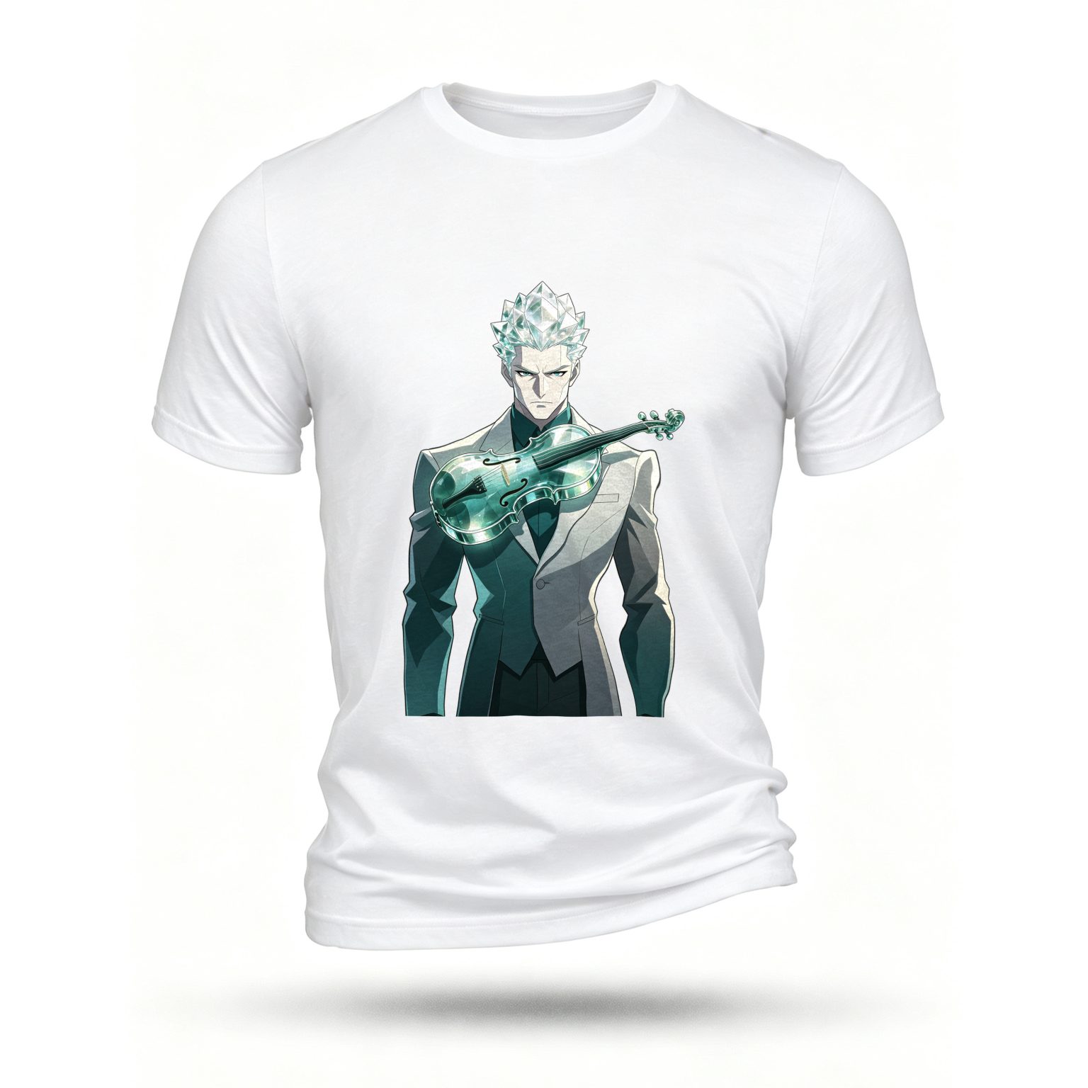 White T-shirt, front print