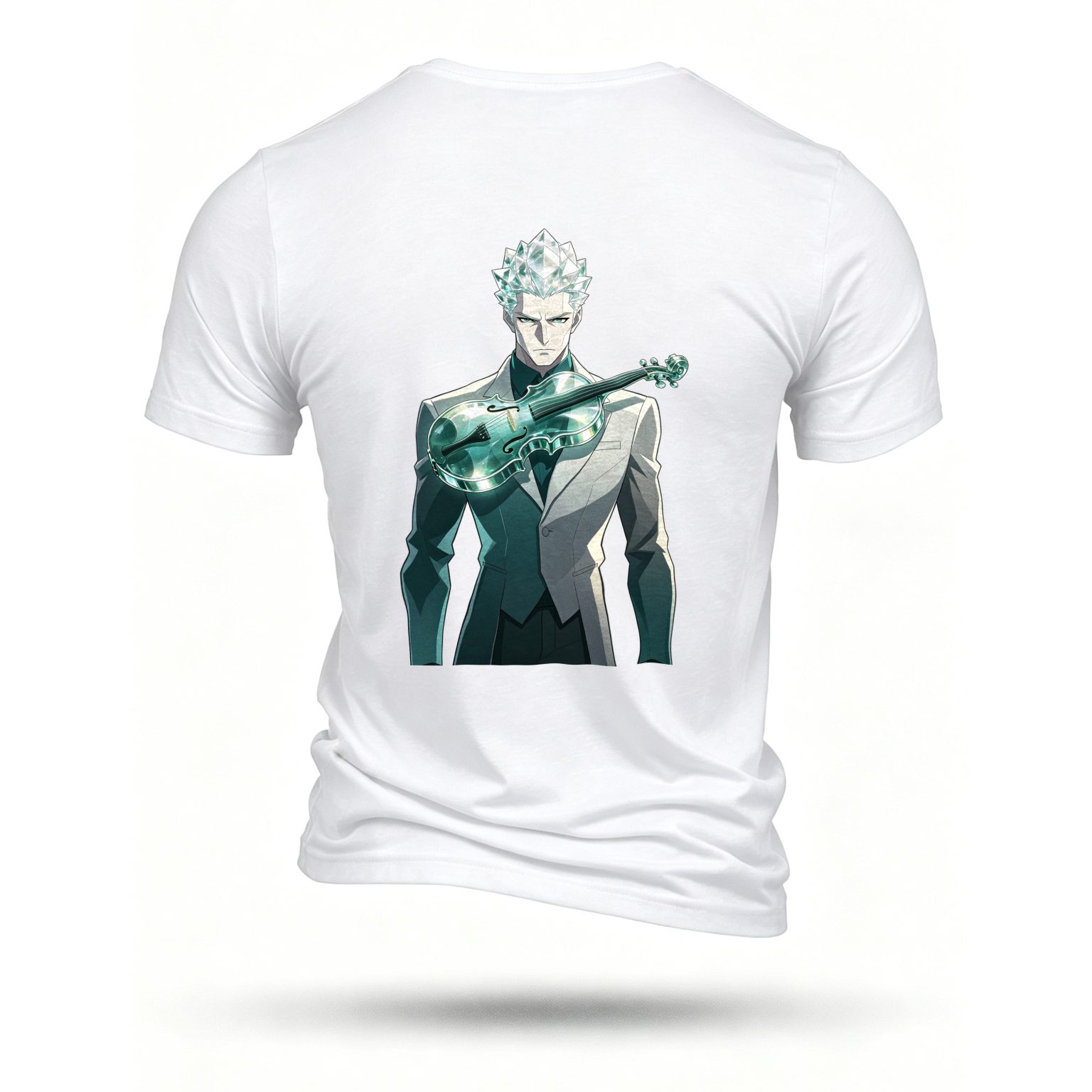 White T-shirt, back print