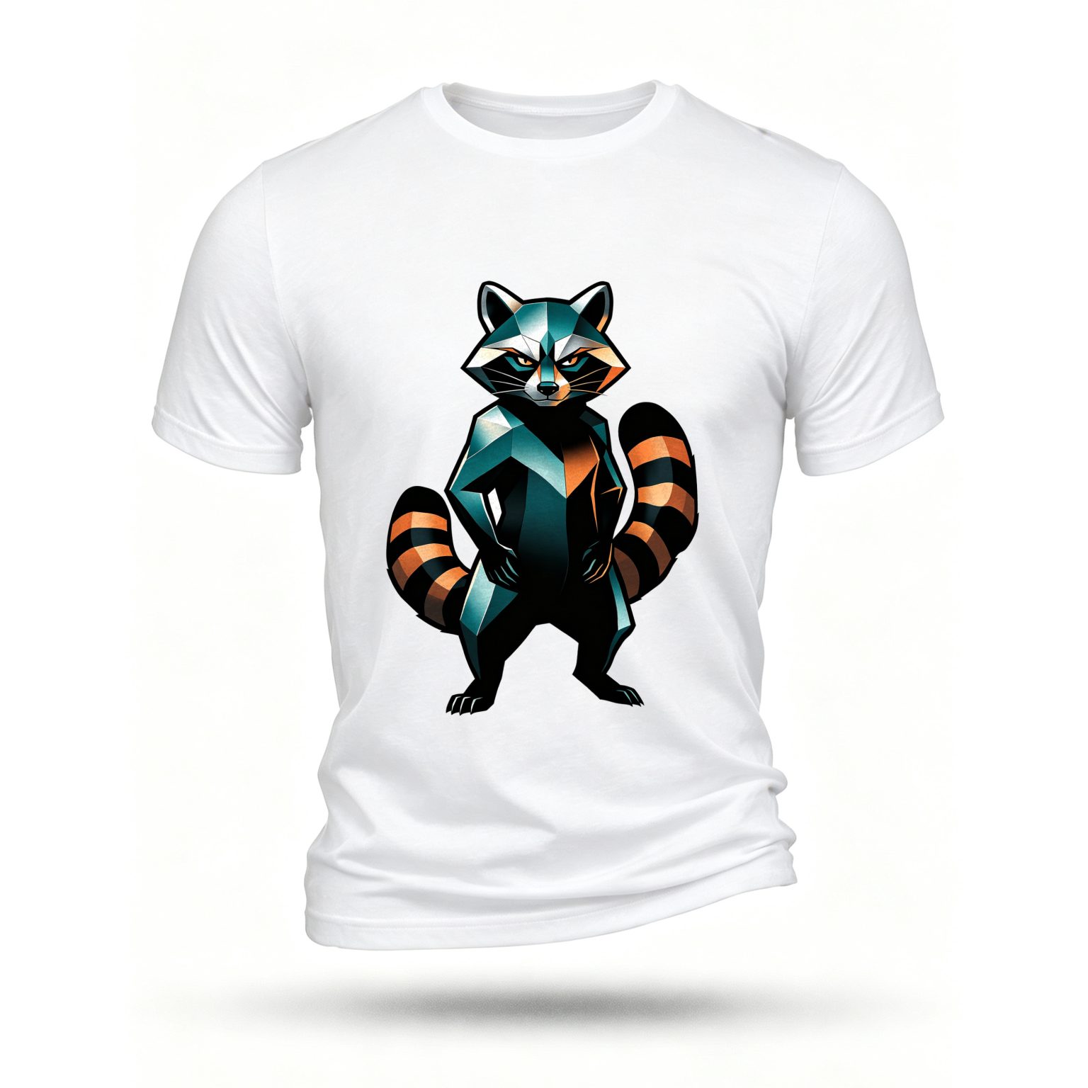 White T-shirt, front print