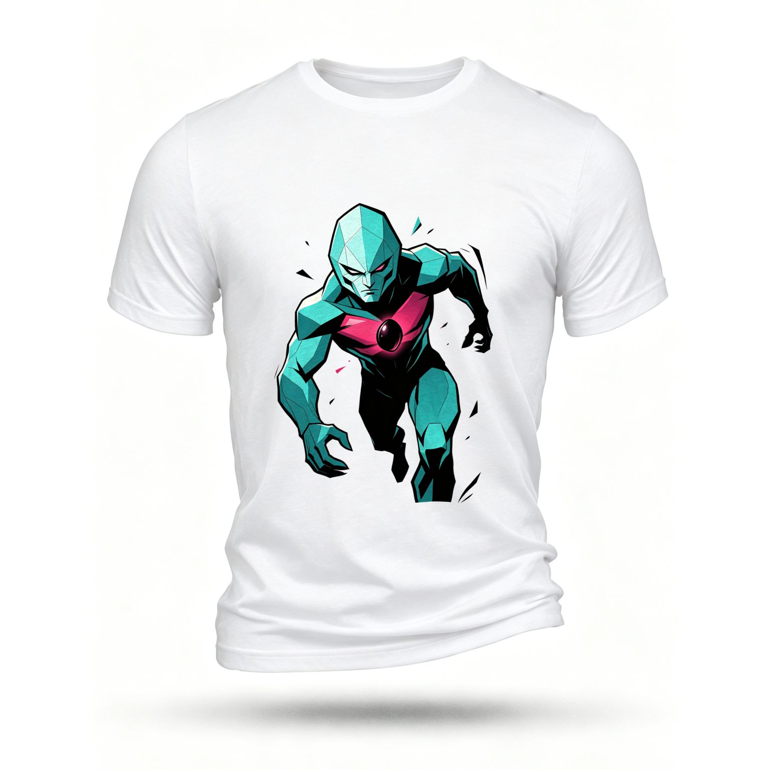 White T-shirt, front print
