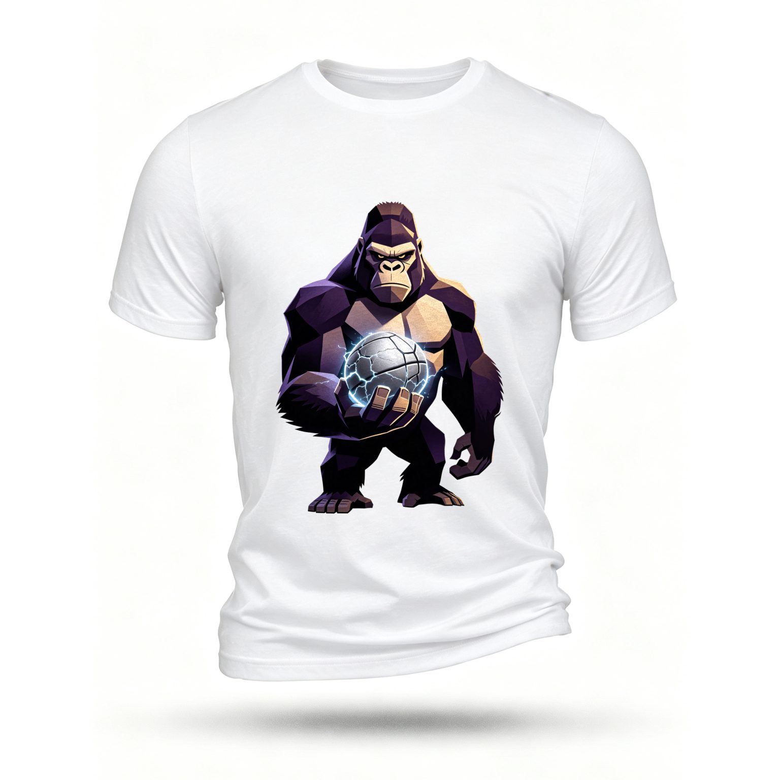 White T-shirt, front print