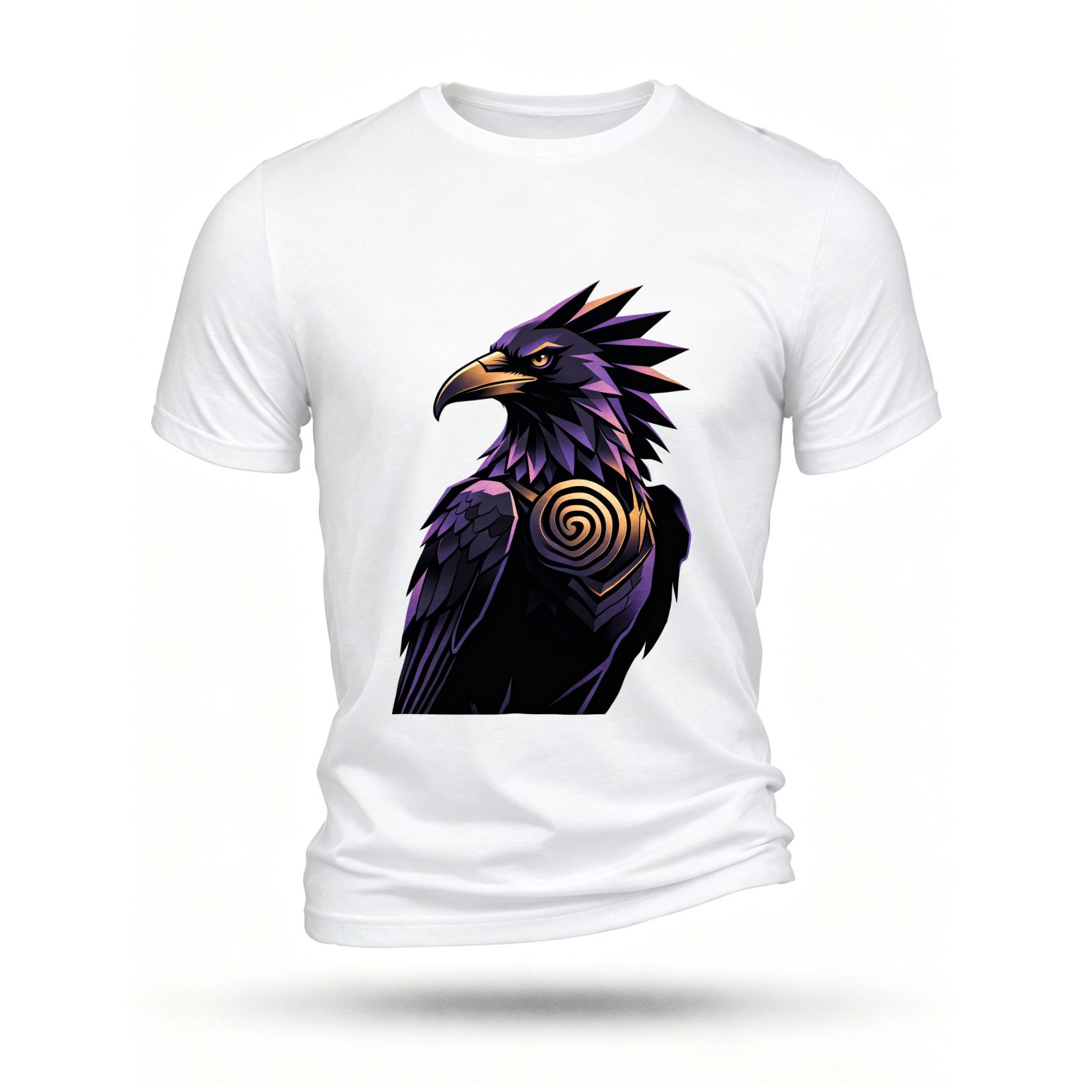 White T-shirt, front print