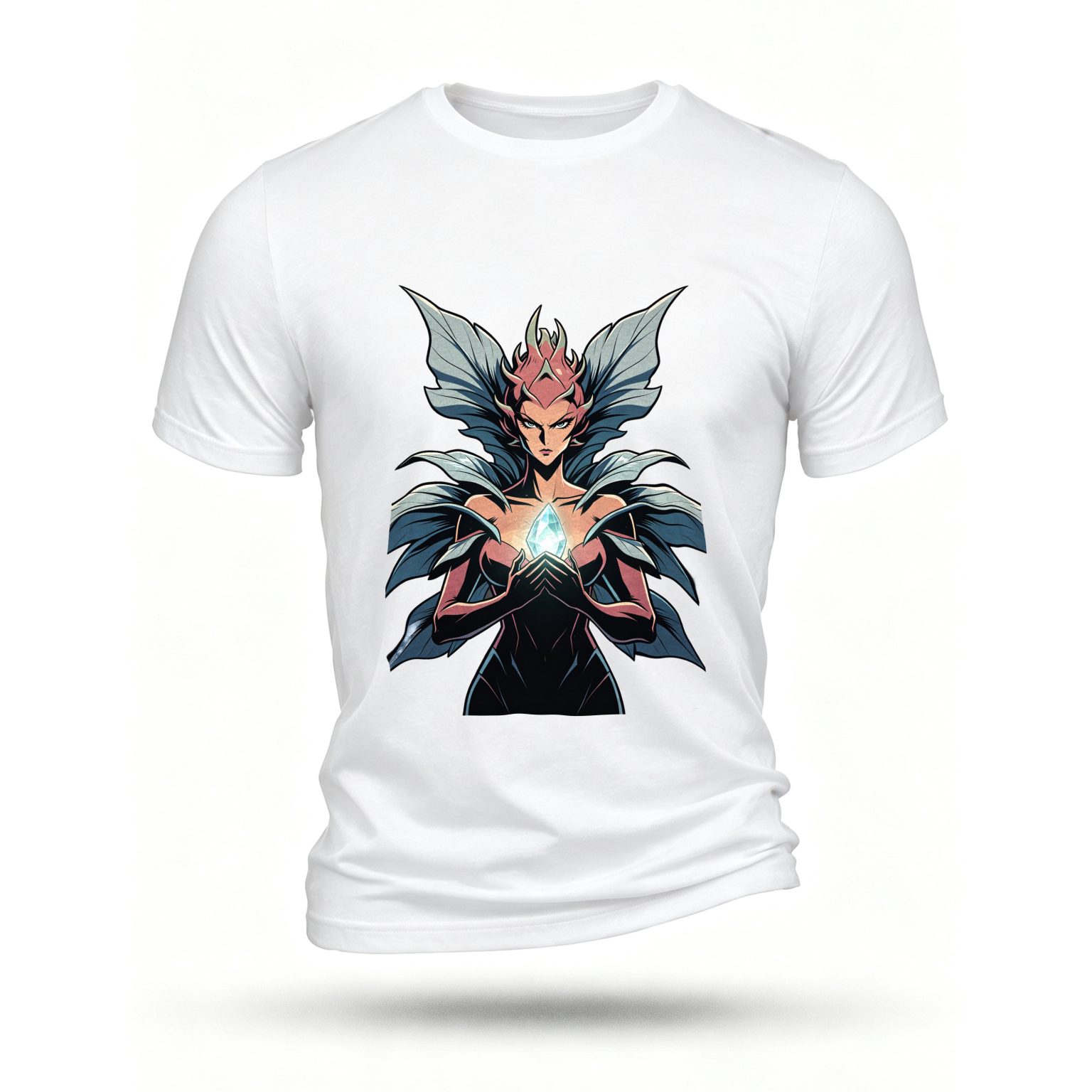 White T-shirt, front print