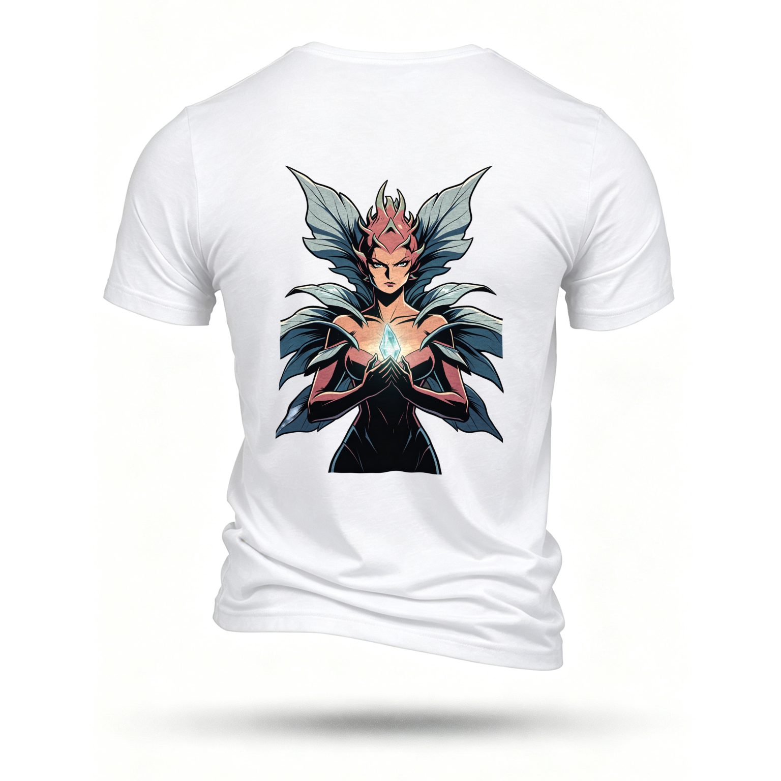 White T-shirt, back print