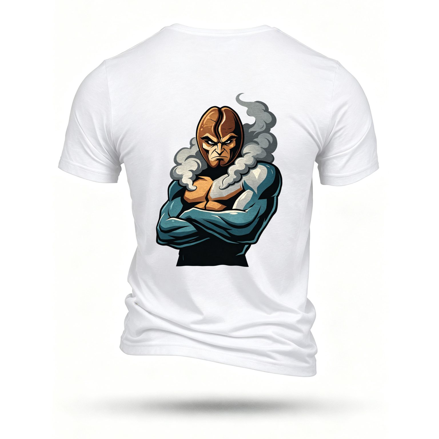 White T-shirt, back print