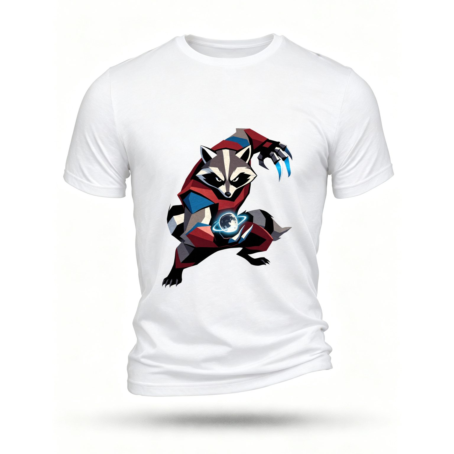 White T-shirt, front print