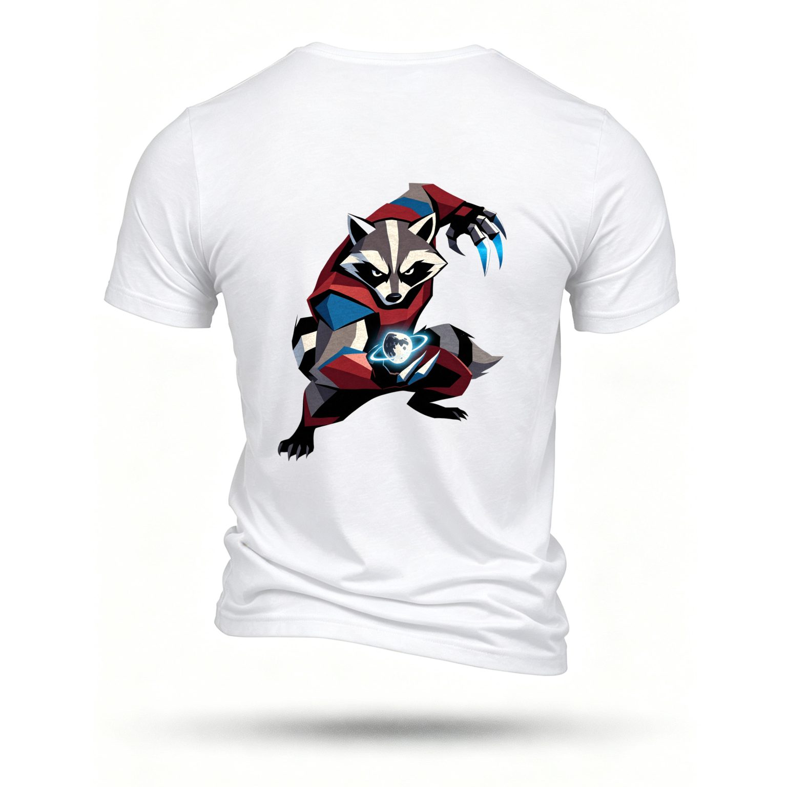 White T-shirt, back print