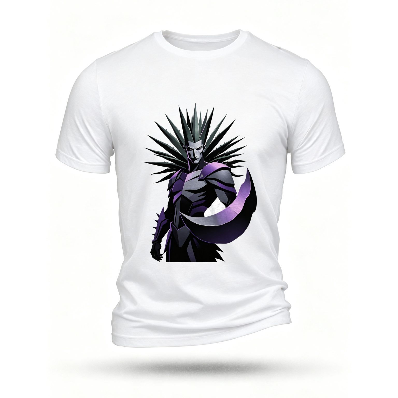 White T-shirt, front print