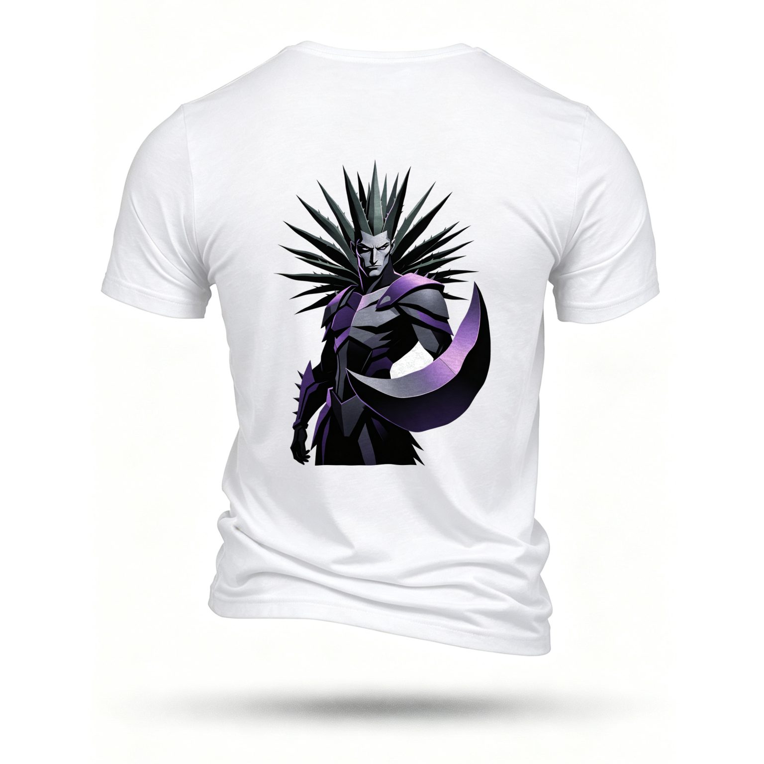 White T-shirt, back print