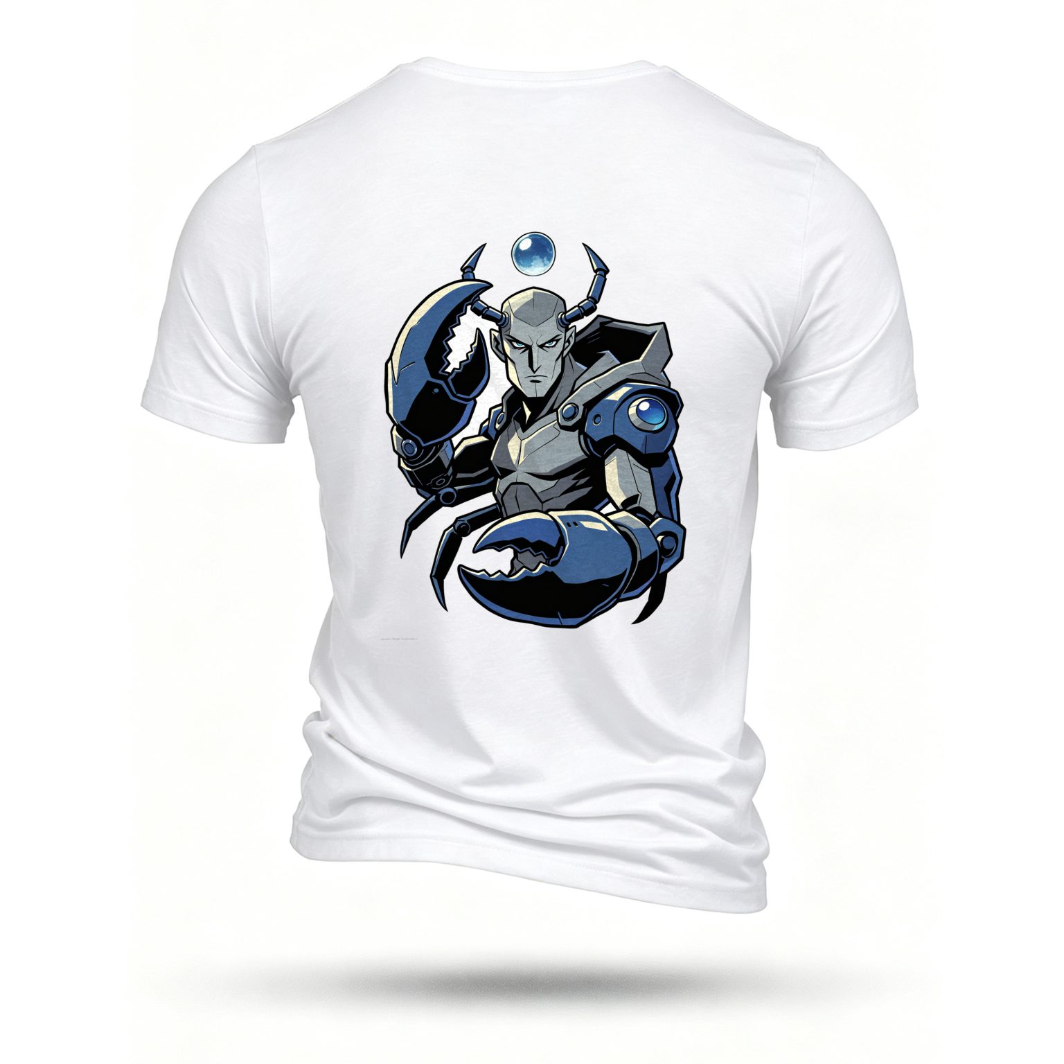 White T-shirt, back print