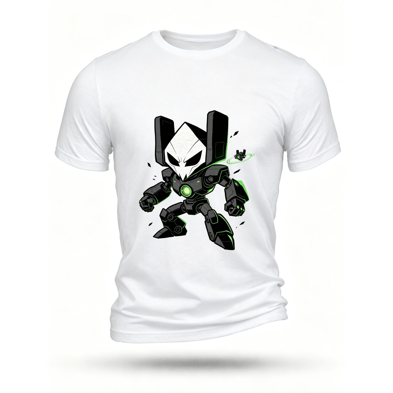 White T-shirt, front print