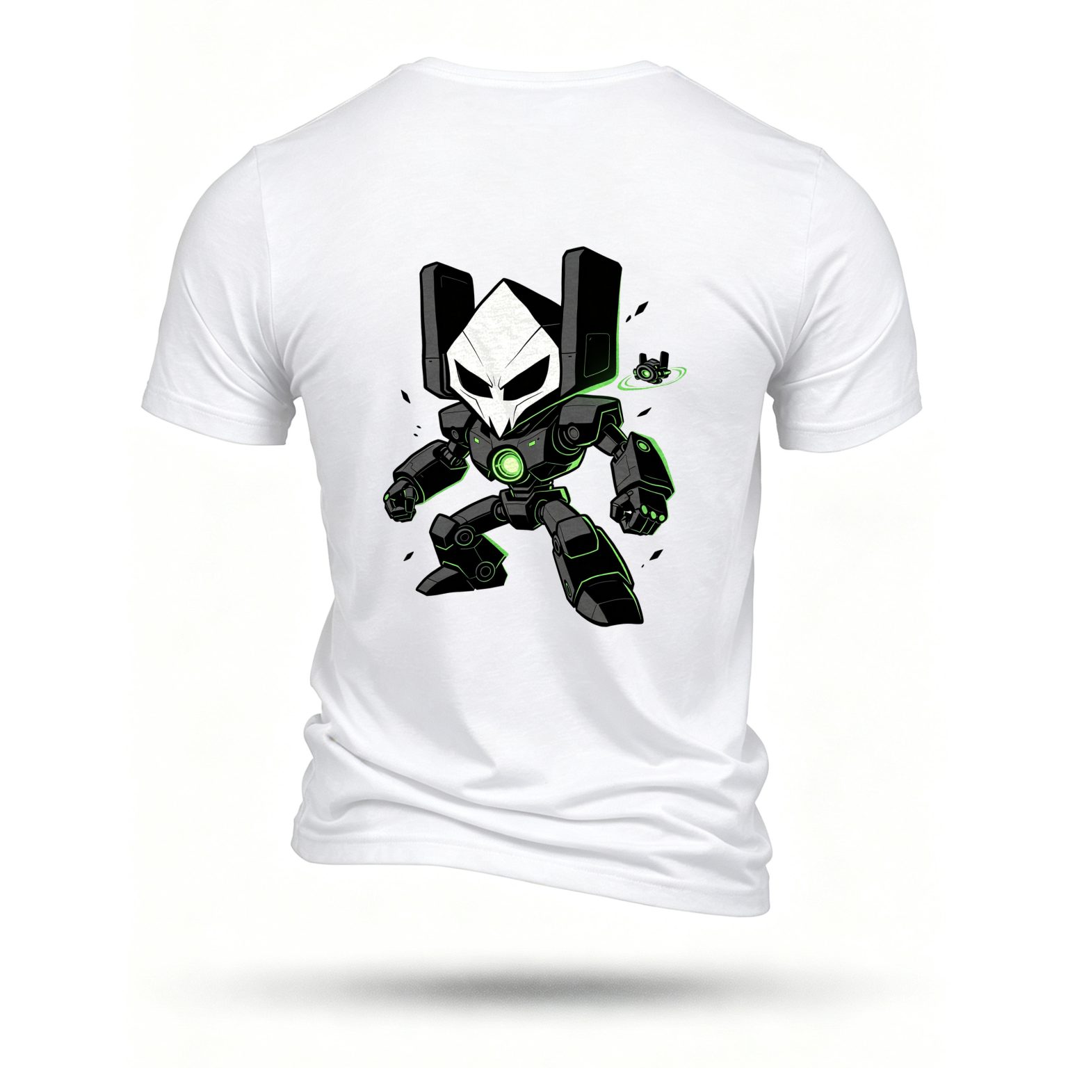 White T-shirt, back print