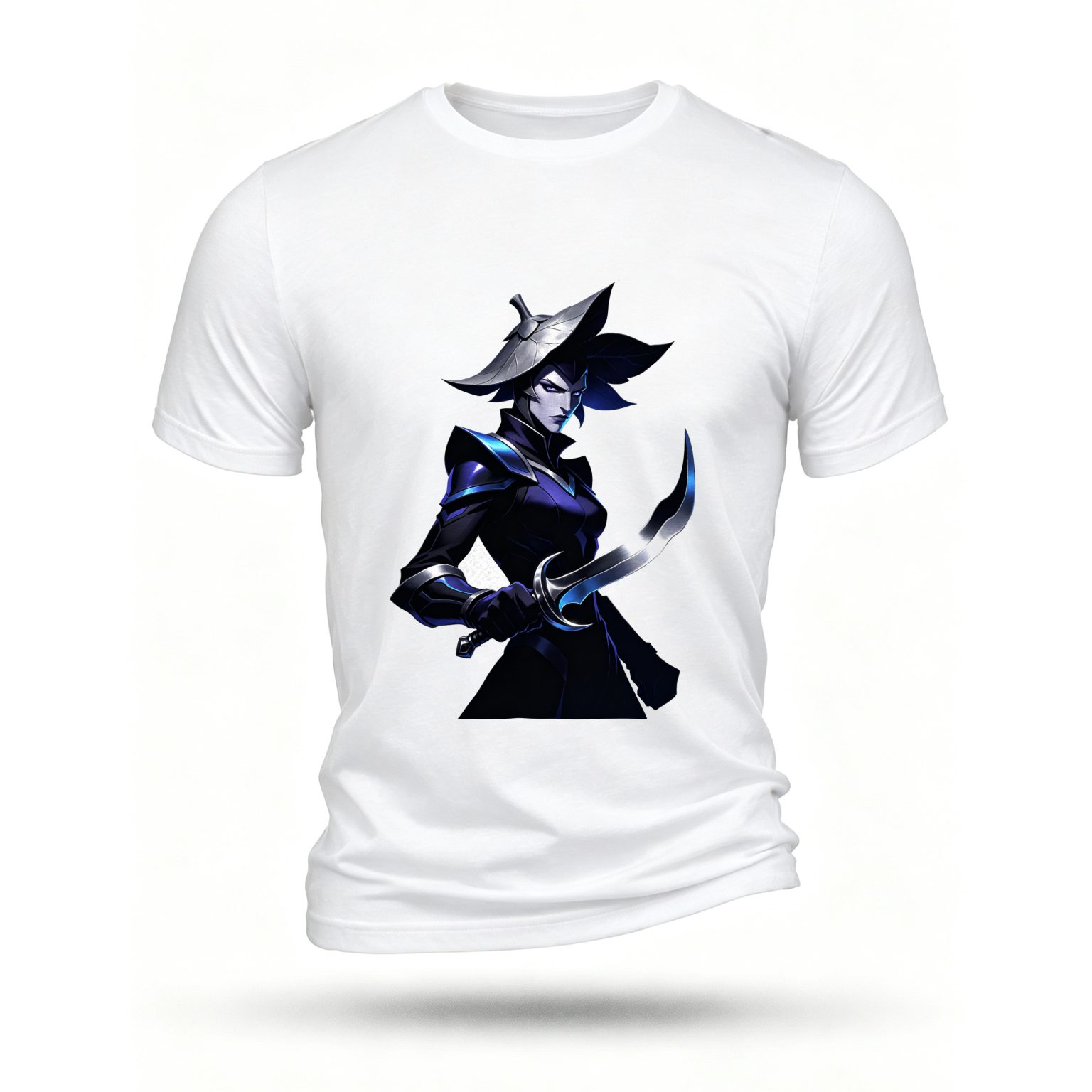 White T-shirt, front print
