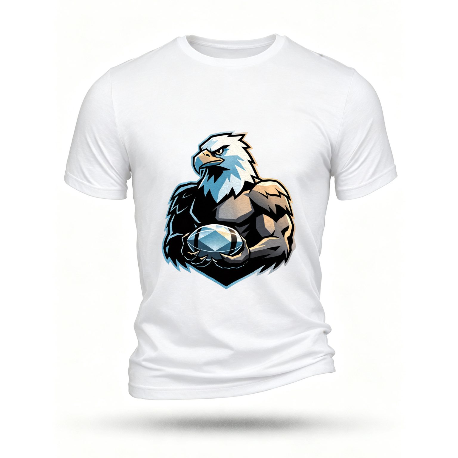 White T-shirt, front print